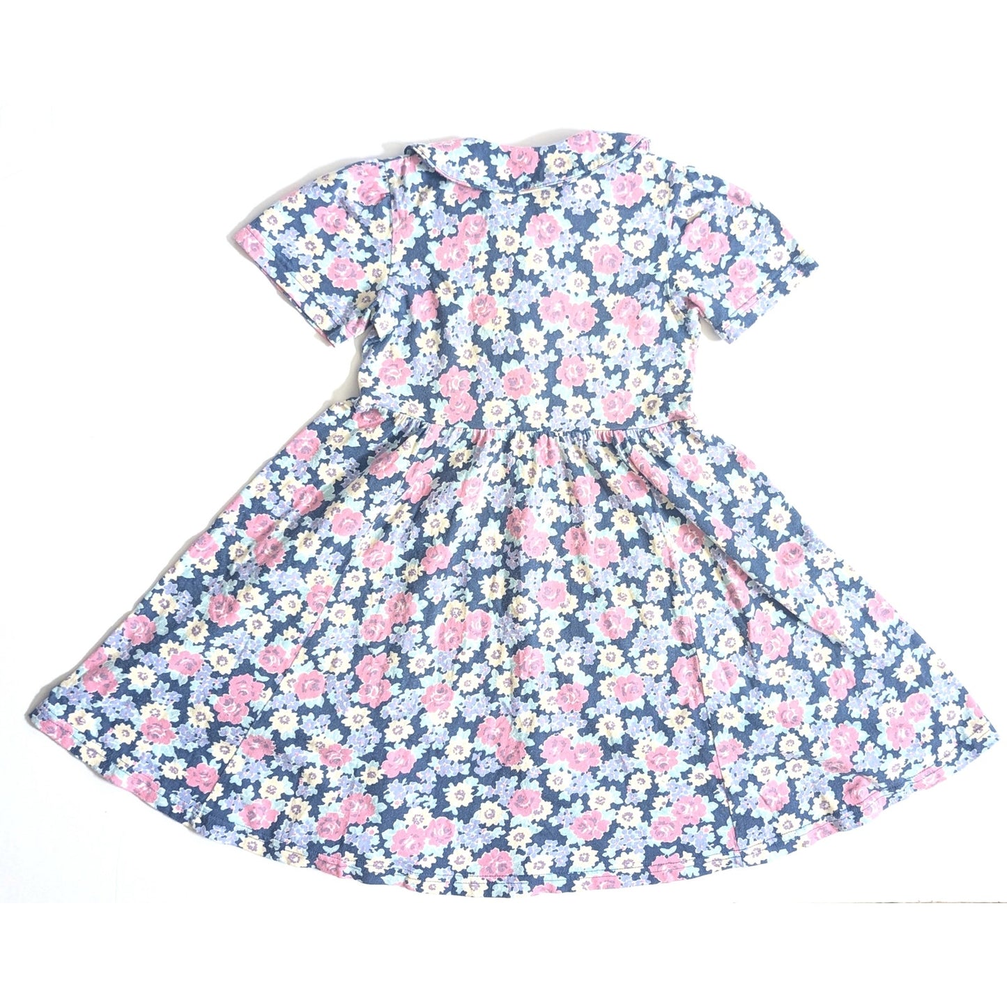 Laura Ashley Mother & Child Vintage 1990s Short Sleeve Floral Dress | Girls 5-6 Years