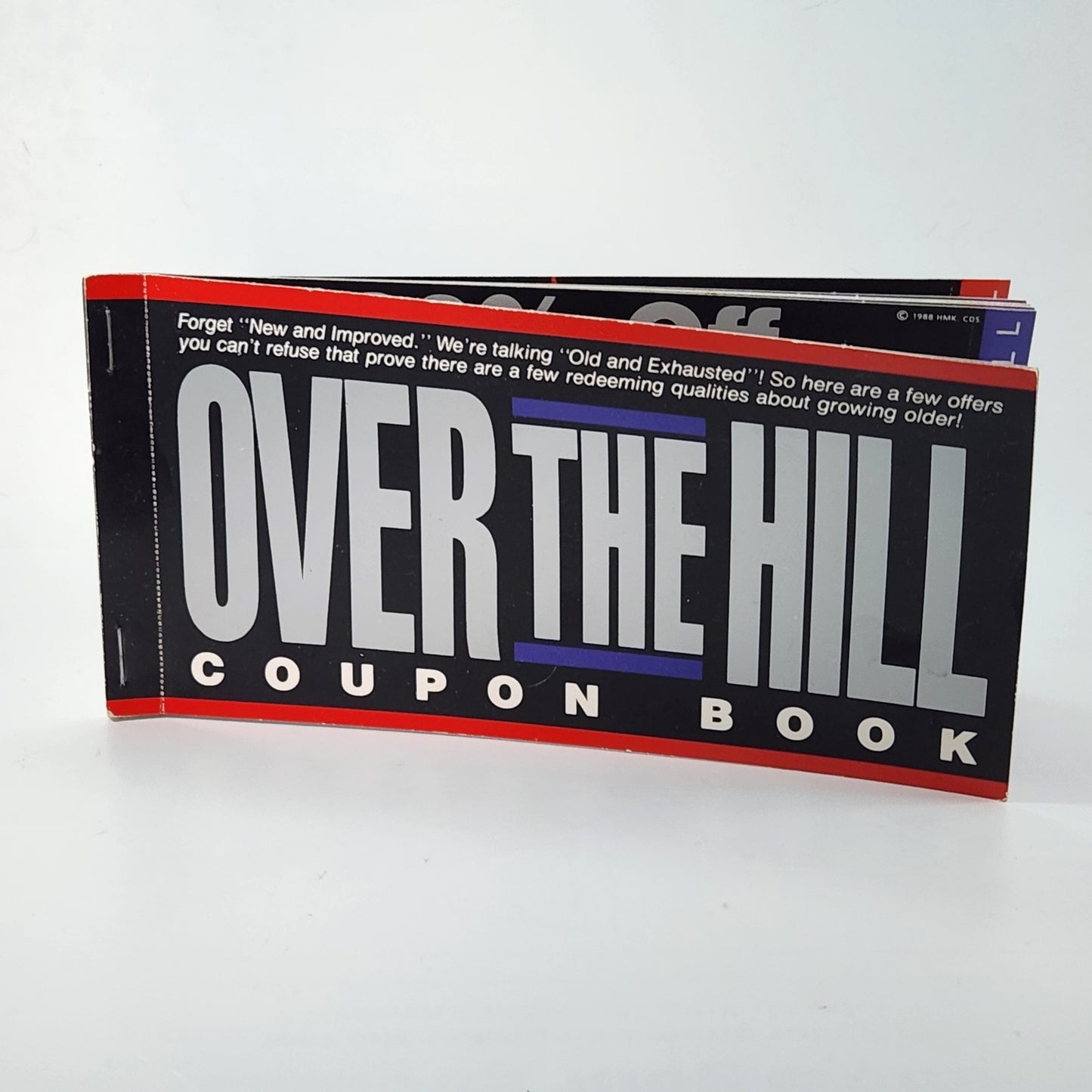 Vintage 1988 Hallmark "Over the Hill" Gag Coupon Book – 80s Retro Birthday Gift