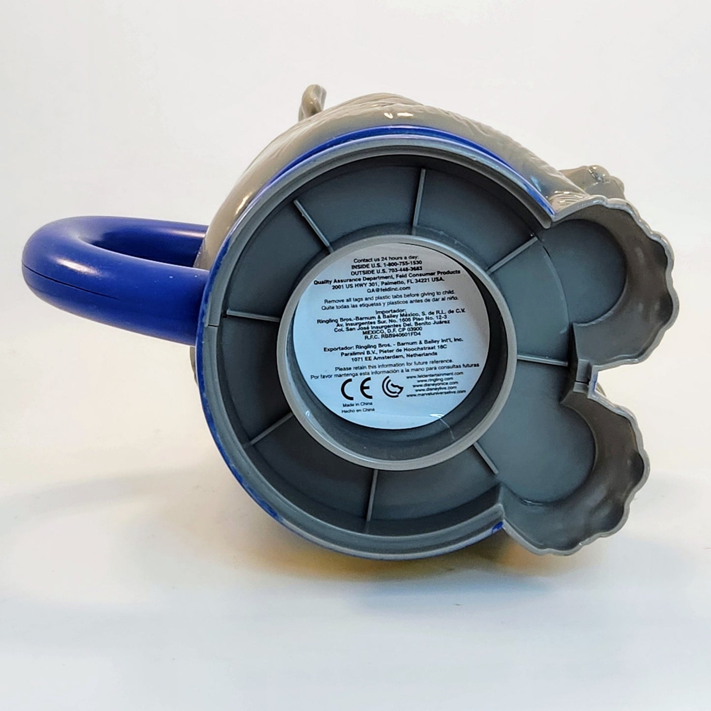 Circus Clown & Elephant Plastic Flip Top Souvenir Cups