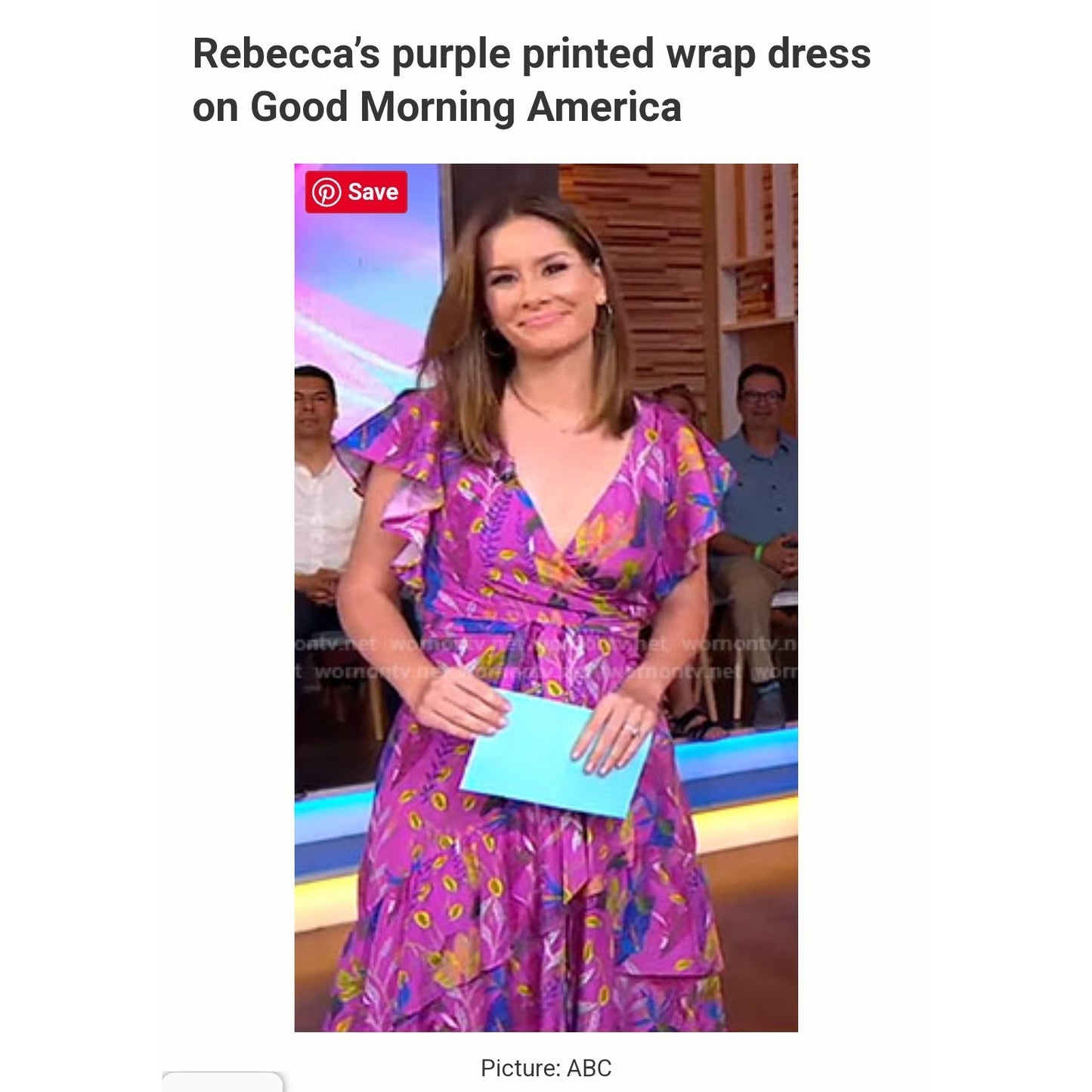 Tanya Taylor Dita Silk Wrap Ruffle Dress – Jungle Leaves Purple – Size 8