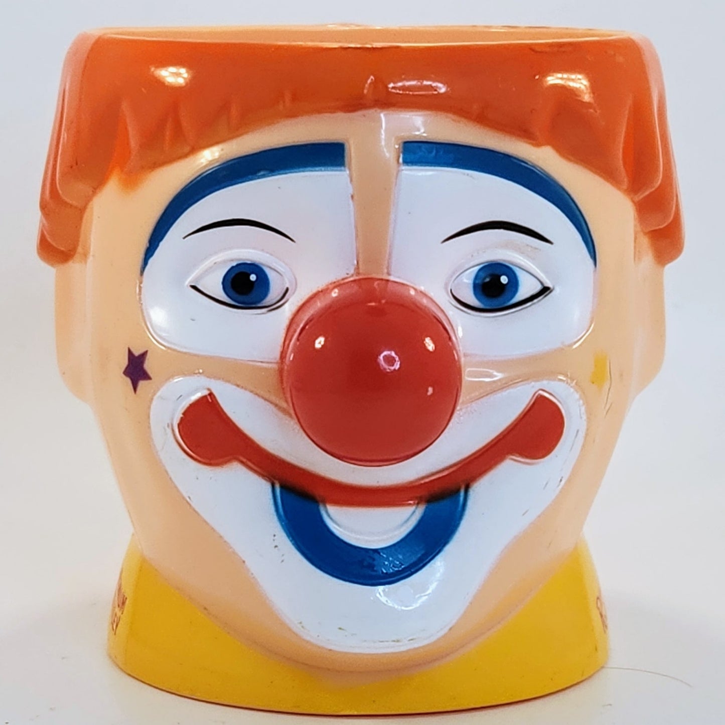 Circus Clown & Elephant Plastic Flip Top Souvenir Cups