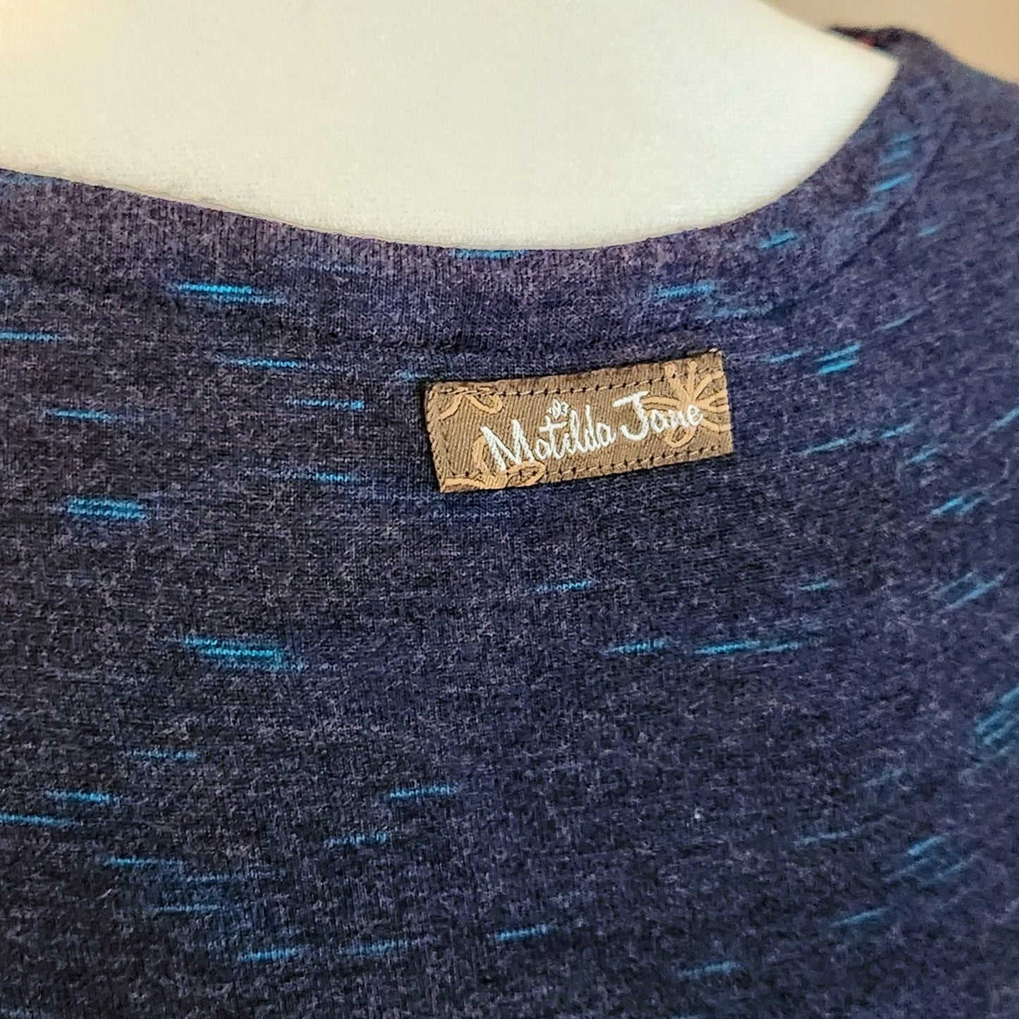 Matilda Jane Deep Water Blue Maxi Dress | Short Sleeve T-Shirt Style | Women's Size Small