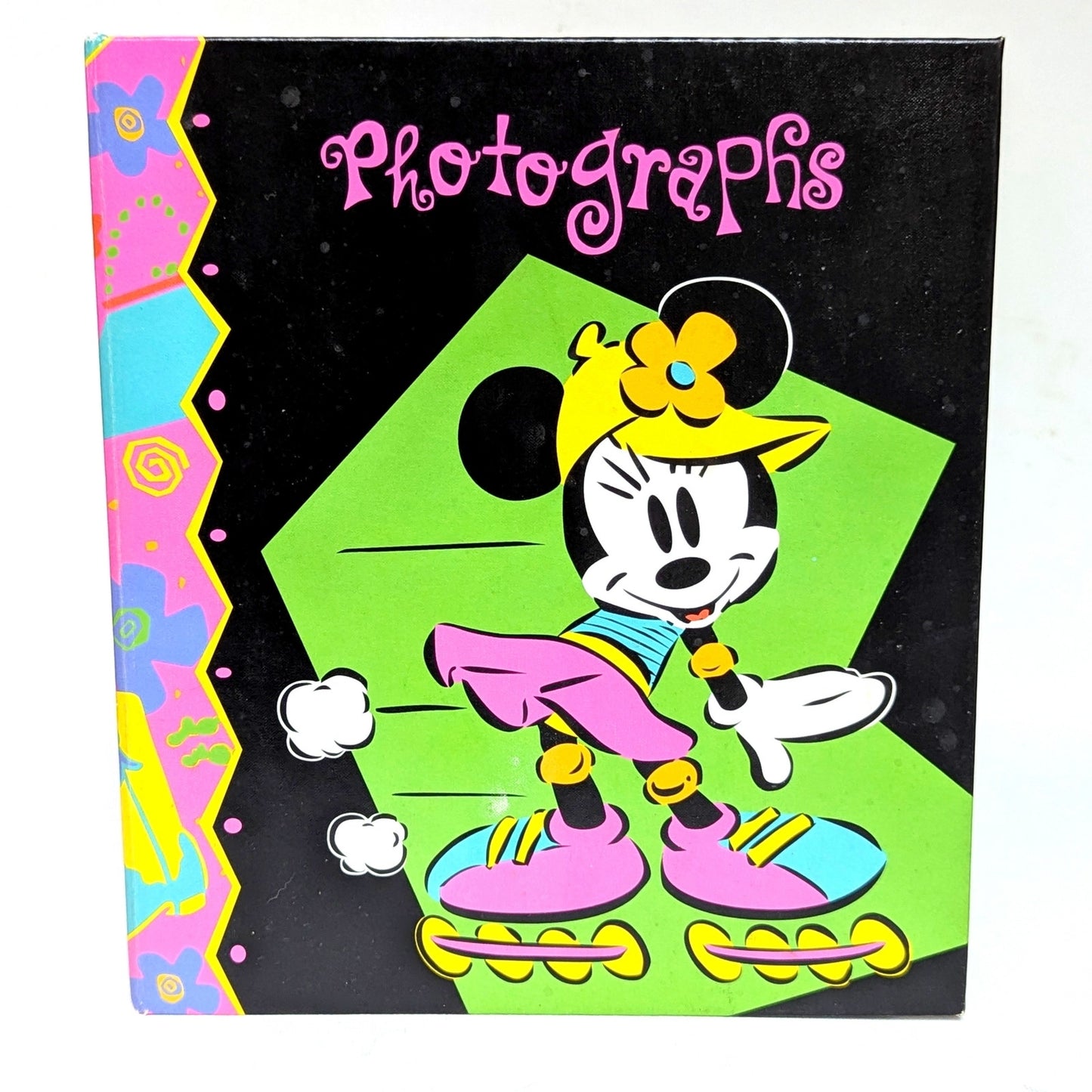 1990s Minnie Mouse Roller Blading Photo Album by C.R. Gibson – Holds 100 Photos | Made in USA