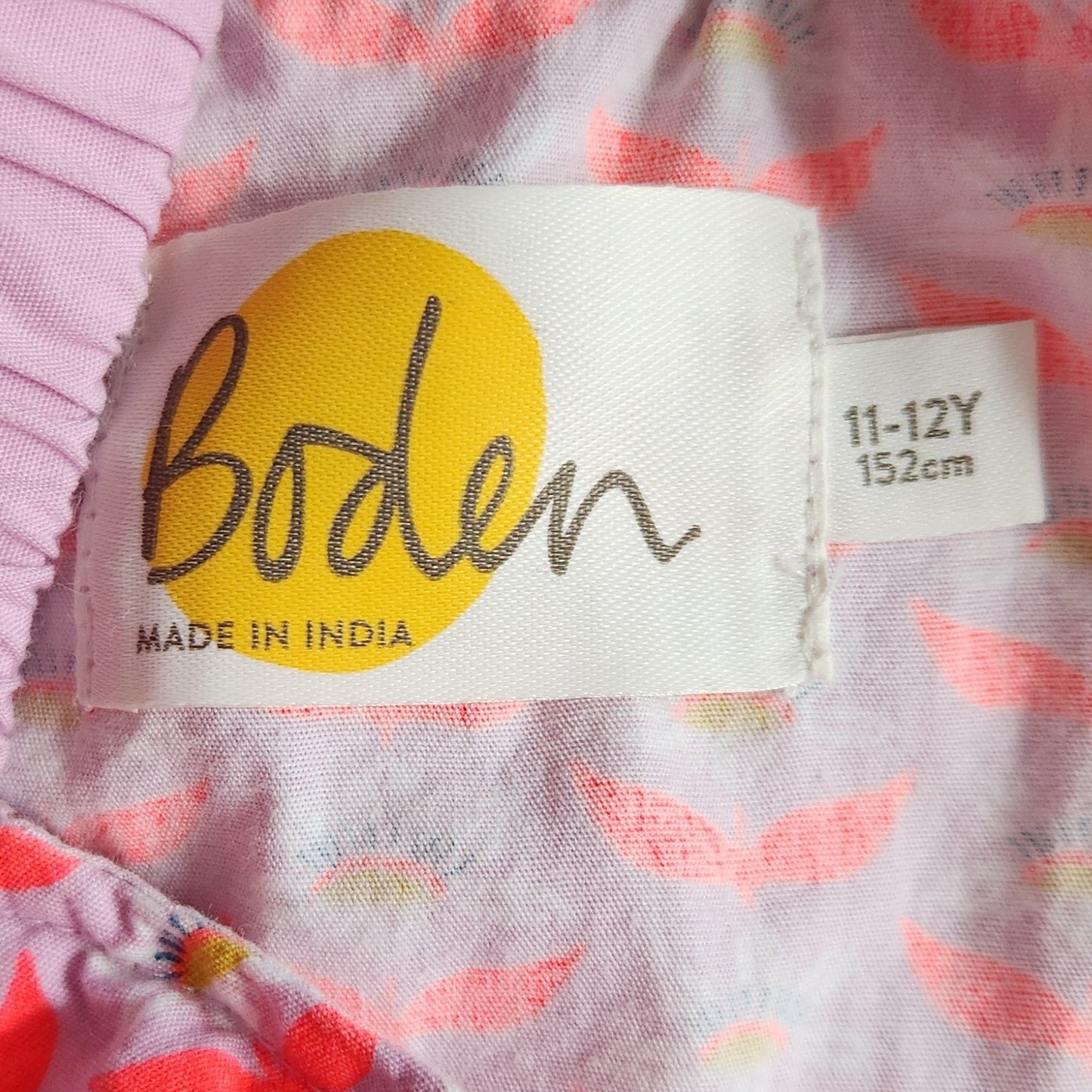 Boden Girls Pink Flower Power Daisy Sleeveless Sun Dress Size 11-12 Y | 152 cm