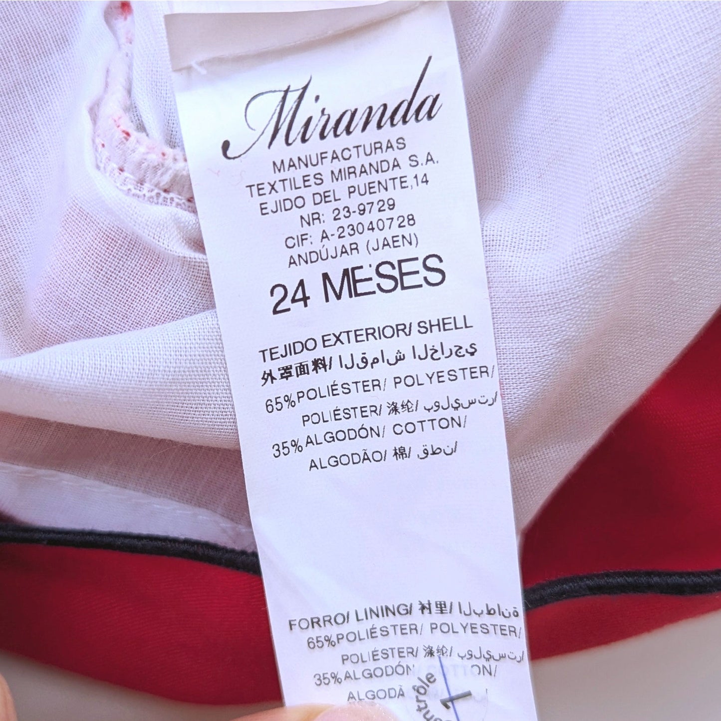 Miranda Baby Girl Red Ruffle Dress | Holiday Christmas Outfit | Size 24M NWT