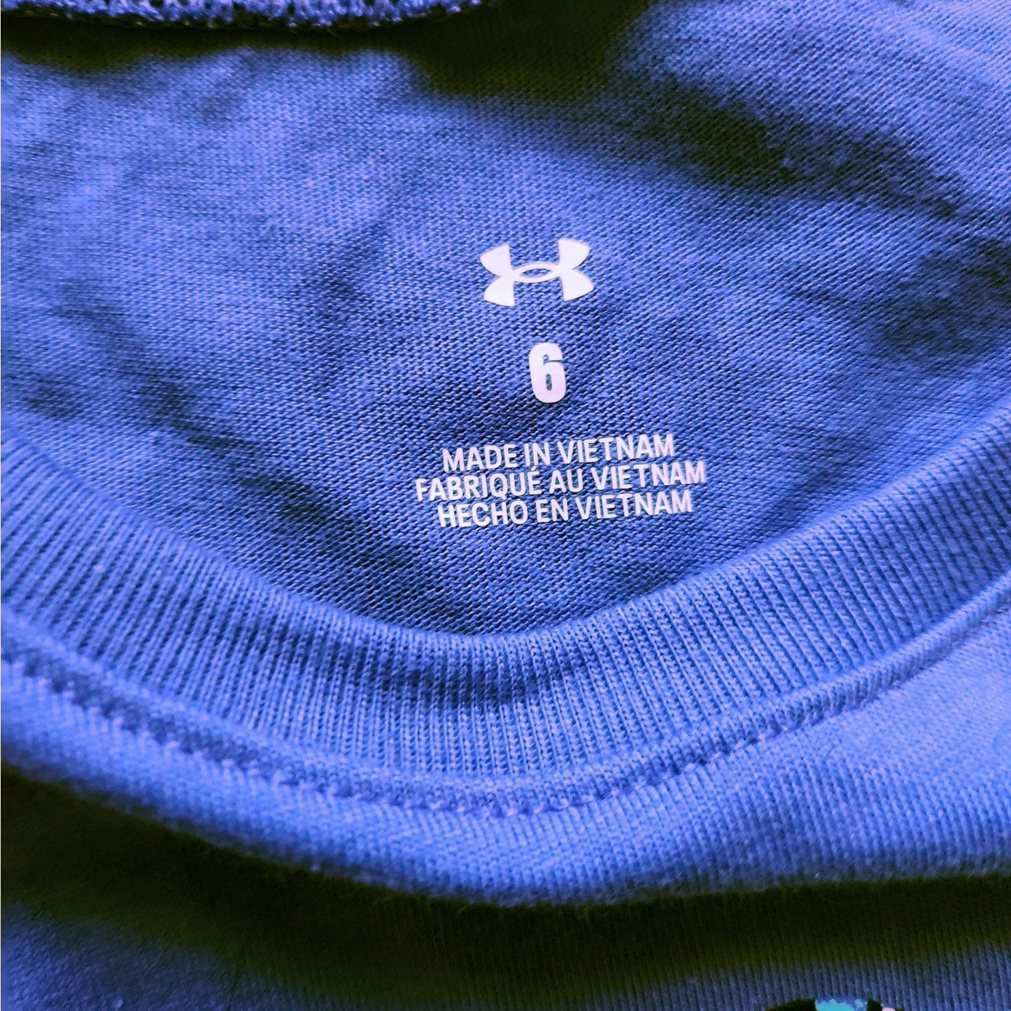 Girls Long Sleeve Peplum Top | Violet Storm | Size 6 NWT