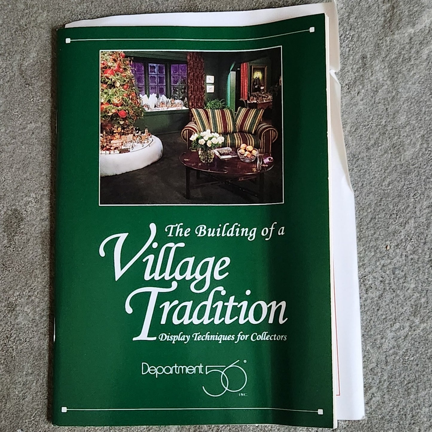 Department 56 “The Building of a Village Tradition” VHS & Booklet (1994) | Display Techniques Guide | D56 Collector Manual | Vintage Video
