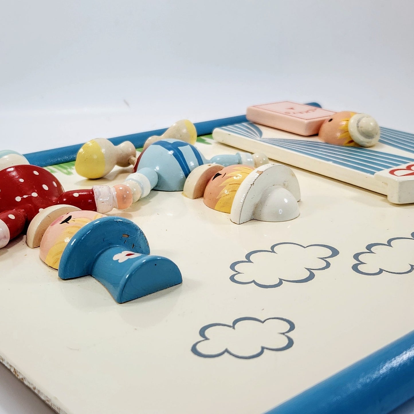 IRMI Originals Vintage 1950s Carnival Circus Clowns Wooden Nursery Wall Art | Home & Kids