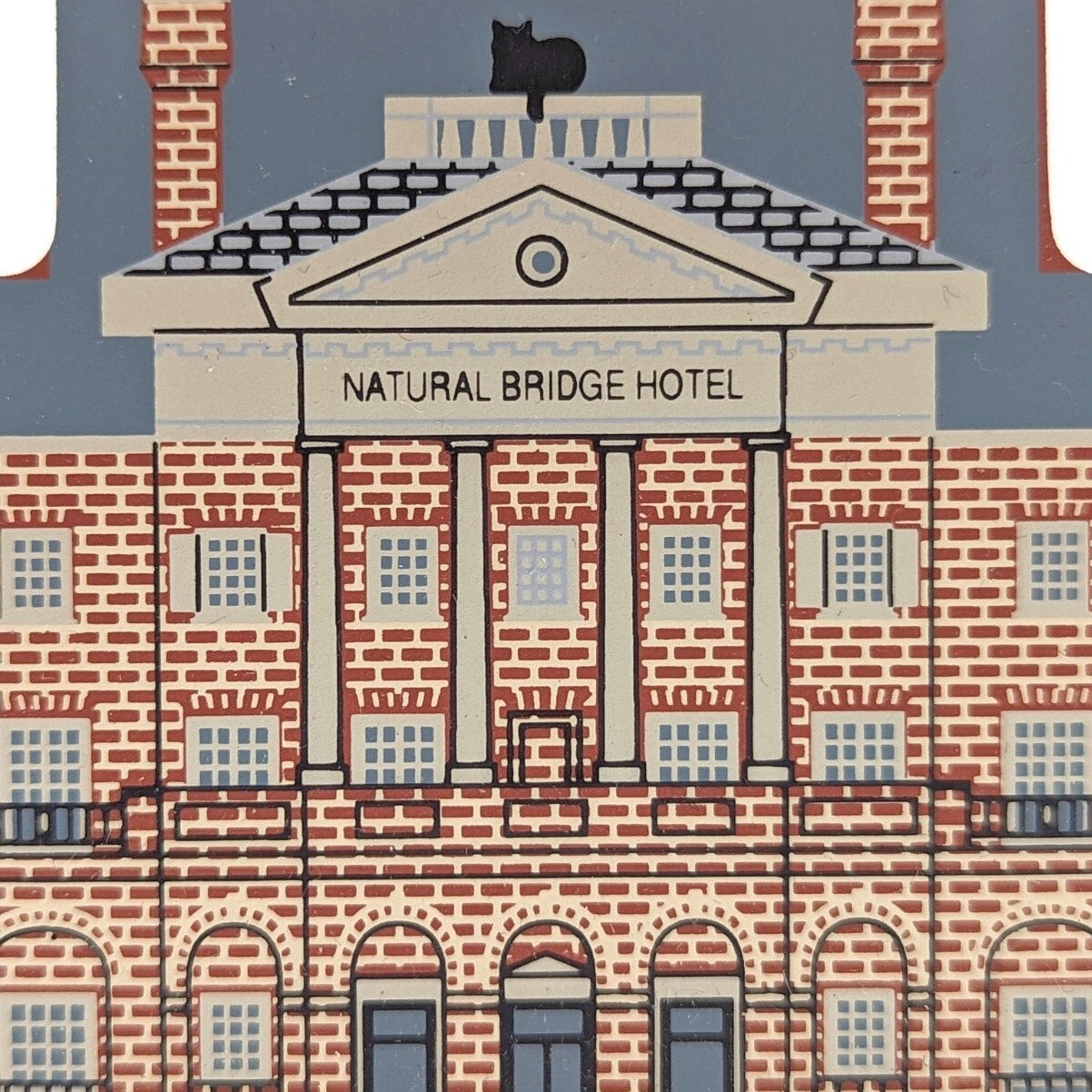 Vintage Cat’s Meow Village Natural Bridge Hotel | 1997 Virginia Shelf Sitter