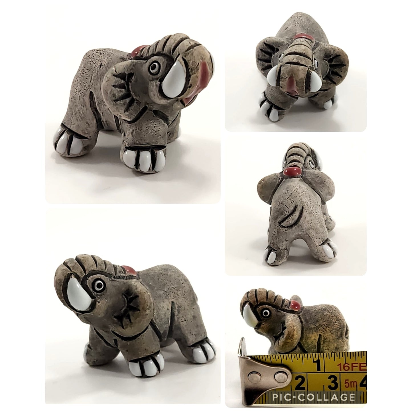 Vintage Mid-Century to 1980s Mini Elephant Mixed Figurines
