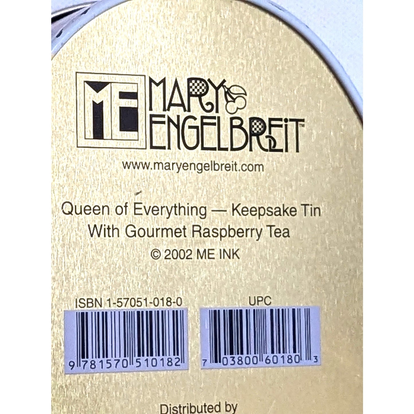 Mary Engelbreit Queen of Royal-Tea Tin | Vintage Collectible Storage Box | Queen of Everything Theme | Home