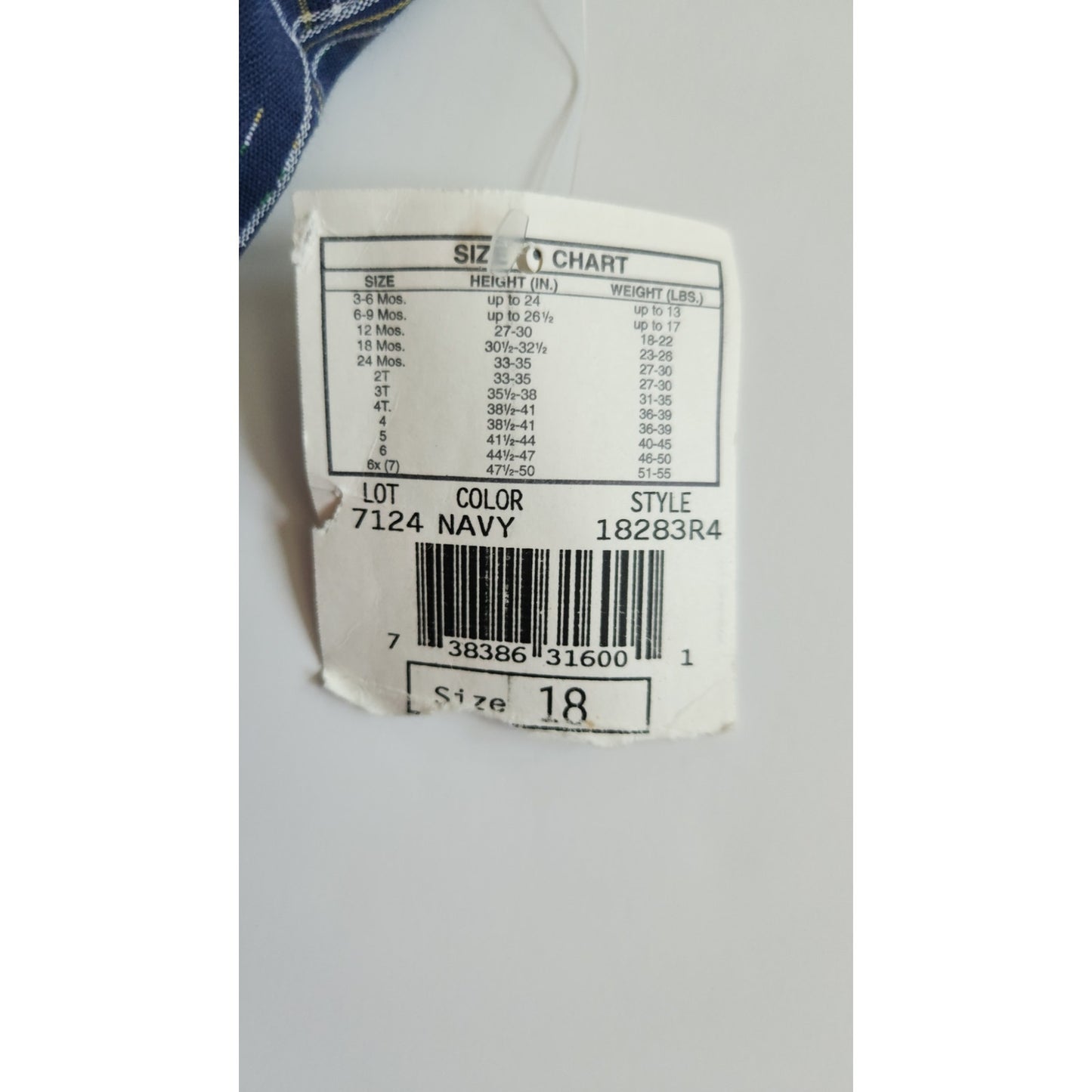 Vintage 1980s Good Lad Daisy & Bumblebee Jumper Dress | Baby Girl 18 Months | Navy Blue Plaid with Appliqué Flower & 3D Bee | Made in USA | NWT