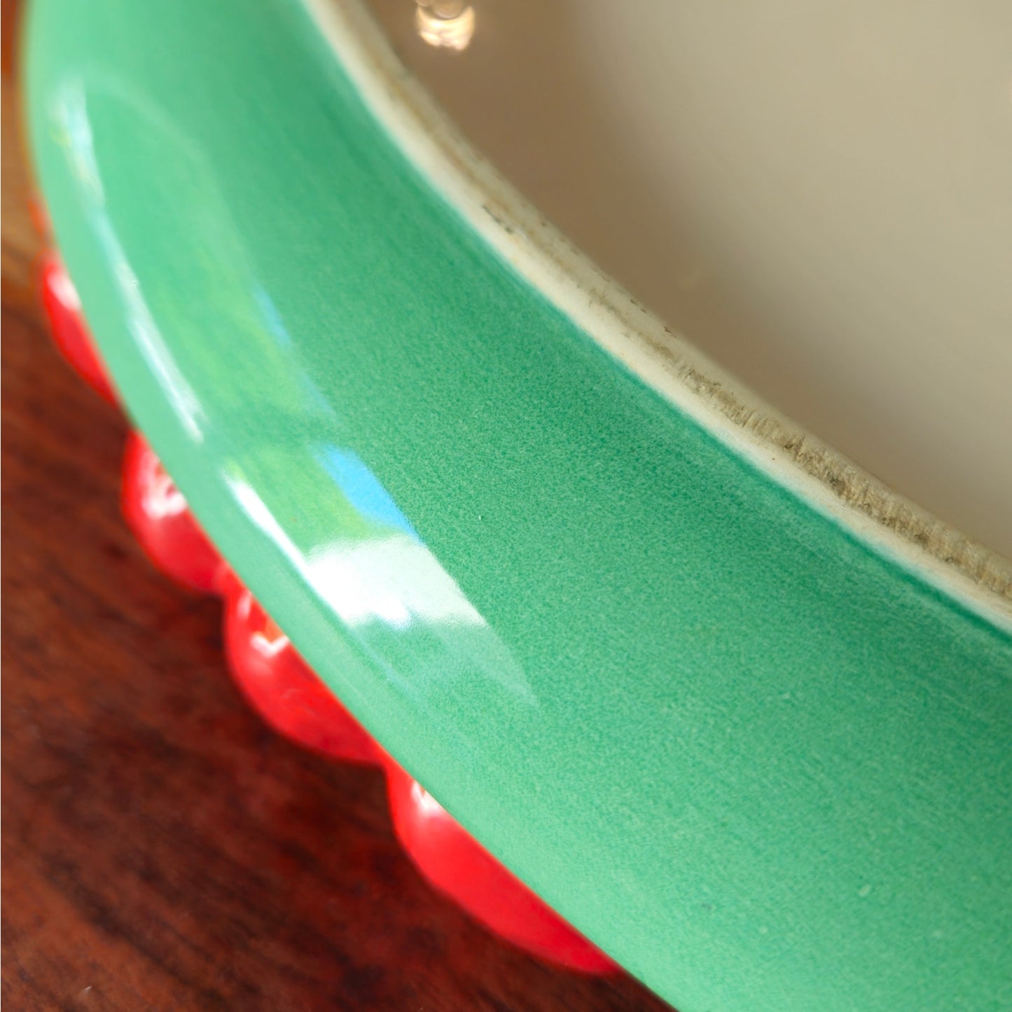 Vintage Shafford Japan Strawberry Cake Plate