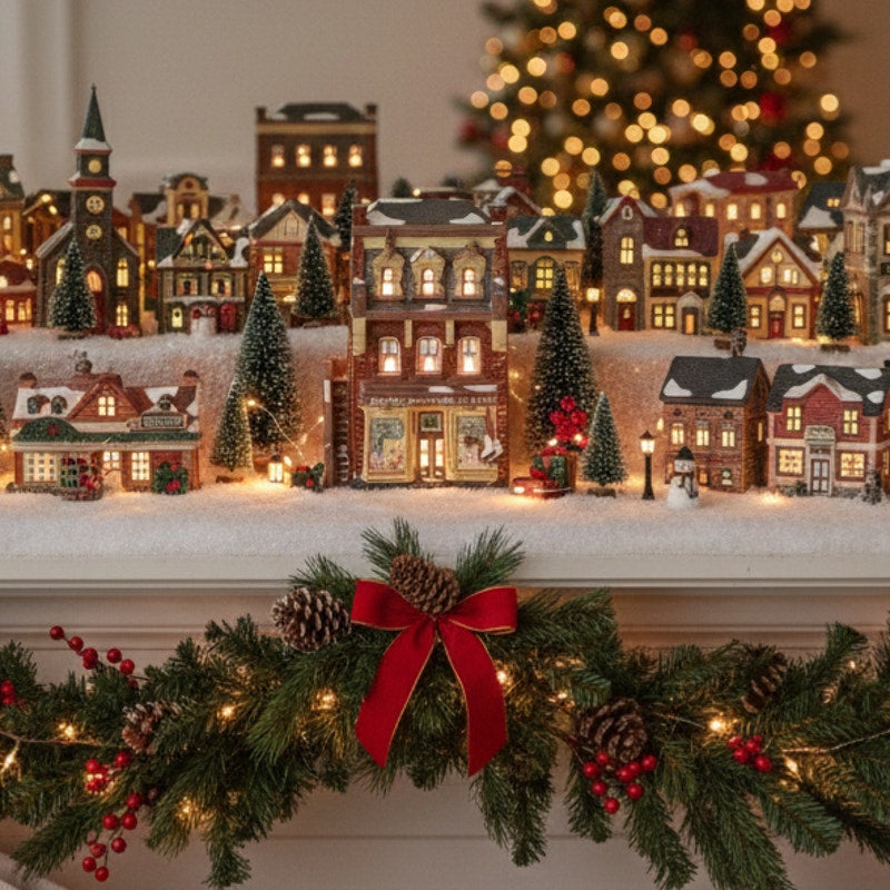 Department 56 Mackellar & Sons Grocery (1984) from Original Snow Village with Working Light Cord