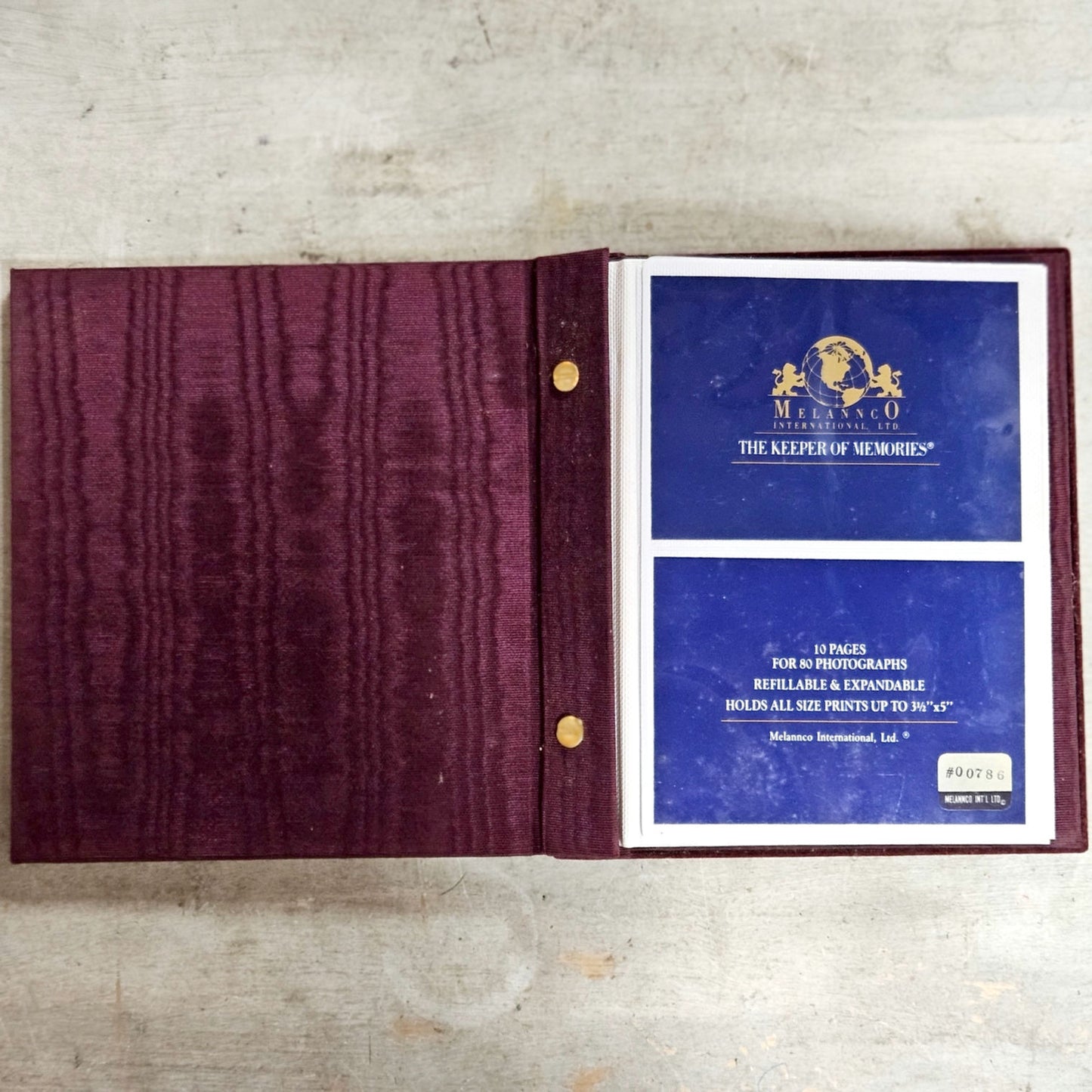 1980s Rose Photo Album Memory Book