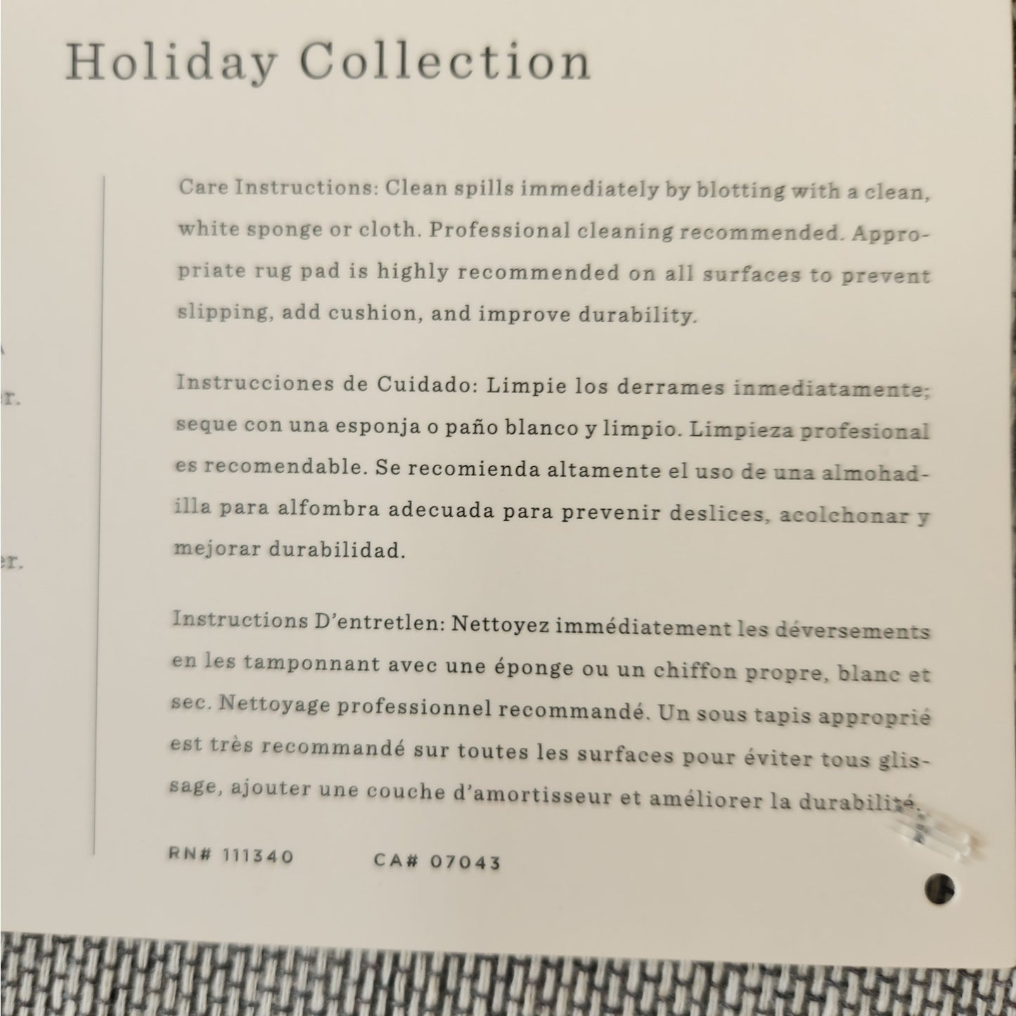 Gingerbread Cookie Holiday Rug | Limited Collector Edition | 2′×3′ (NWT)