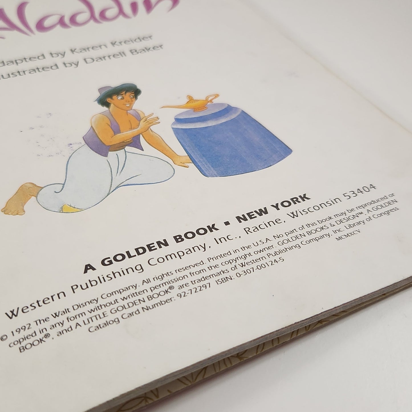 Aladdin & The Magic Carpet Ride | Vintage 1992–1993 Little Golden Books Set