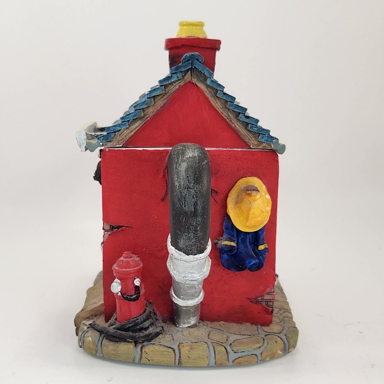 1990s Fire Station Teapot Trinket Box | Telltale Teapots | Ballykettle Ireland Collectible