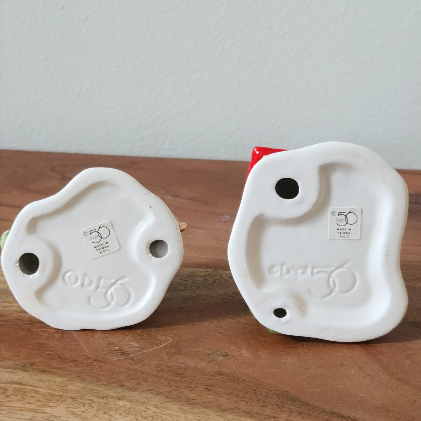 Department 56 Snow Village Cat and Dog Set of 2 | 1988 Christmas Figurines Boxed
