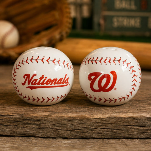 Washington Nationals Baseball Salt and Pepper Shakers – NIB MLB Kitchen Decor