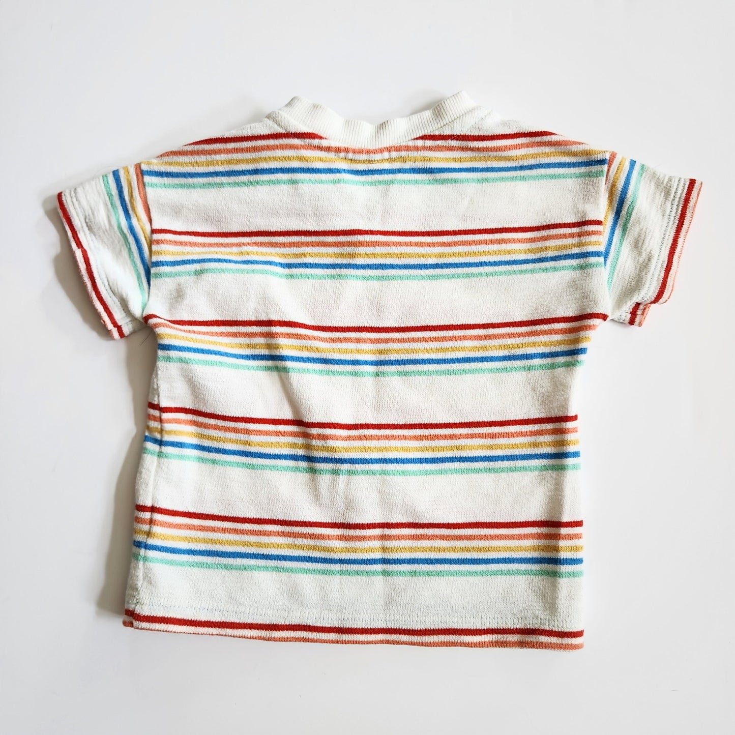 Toddler Outfit Old Navy Rainbow T-shirt & Oshkosh B'gosh Overalls Size 18-24 Mos