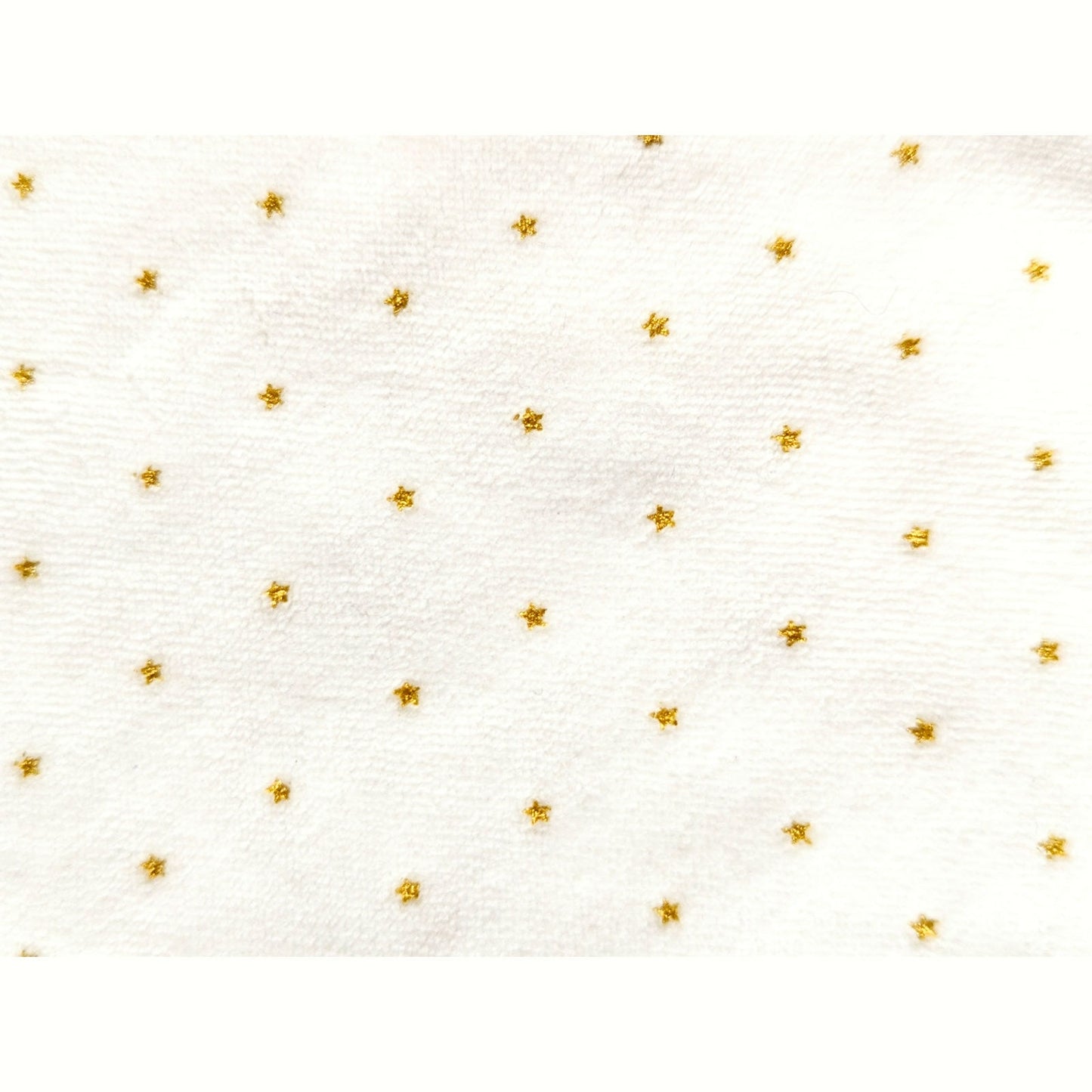 🎄 Sergent Major Long Sleeve White Gold Star Velour Holiday Dress – Girls Size 8 (128 cm)