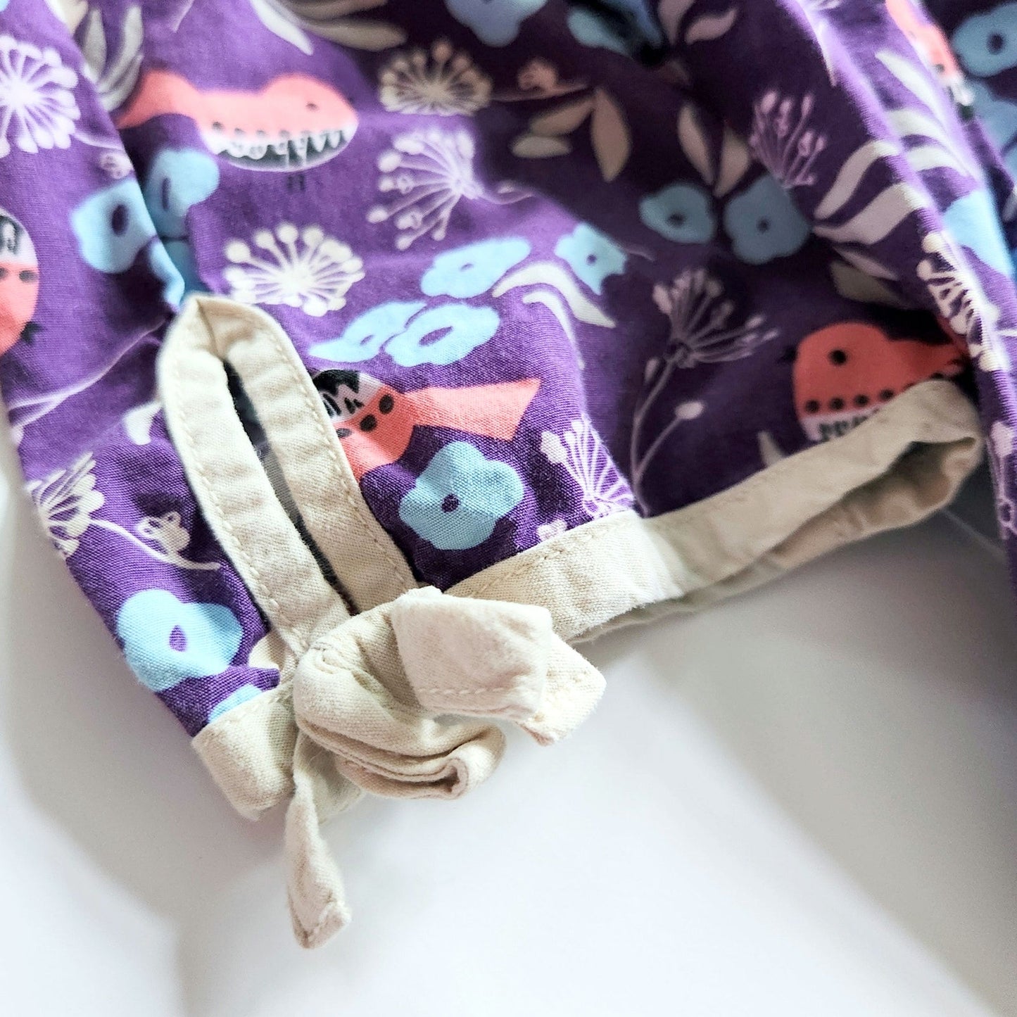 Hanna Andersson Purple & Pink Bird Print Tunic Blouse | Girls 14-16 / 160 cm