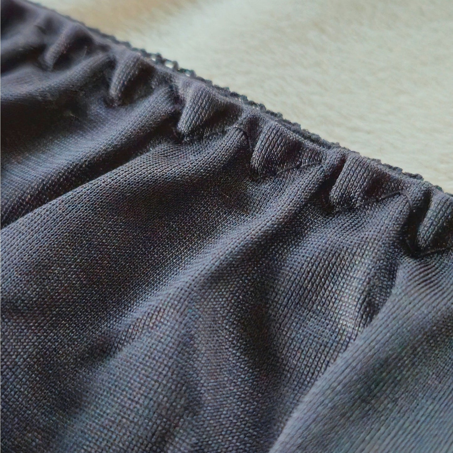 Vintage Black Nylon Half Slip by MMI | 1980s USA Made | Women's M