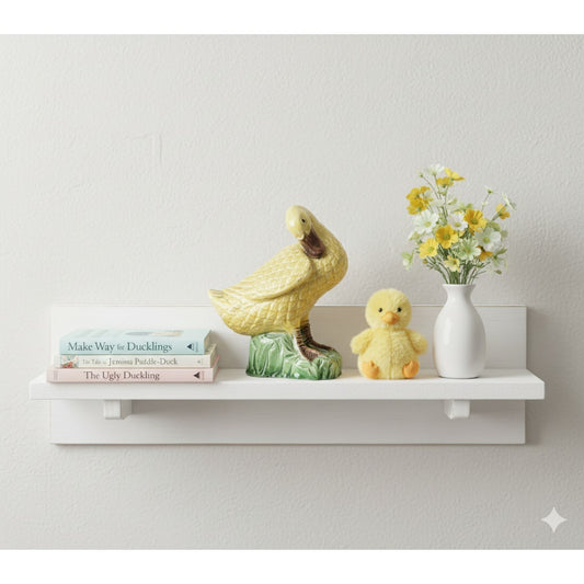 Antique Chinese Porcelain Miniature Yellow Glazed Preening Duck Figurine 1920s