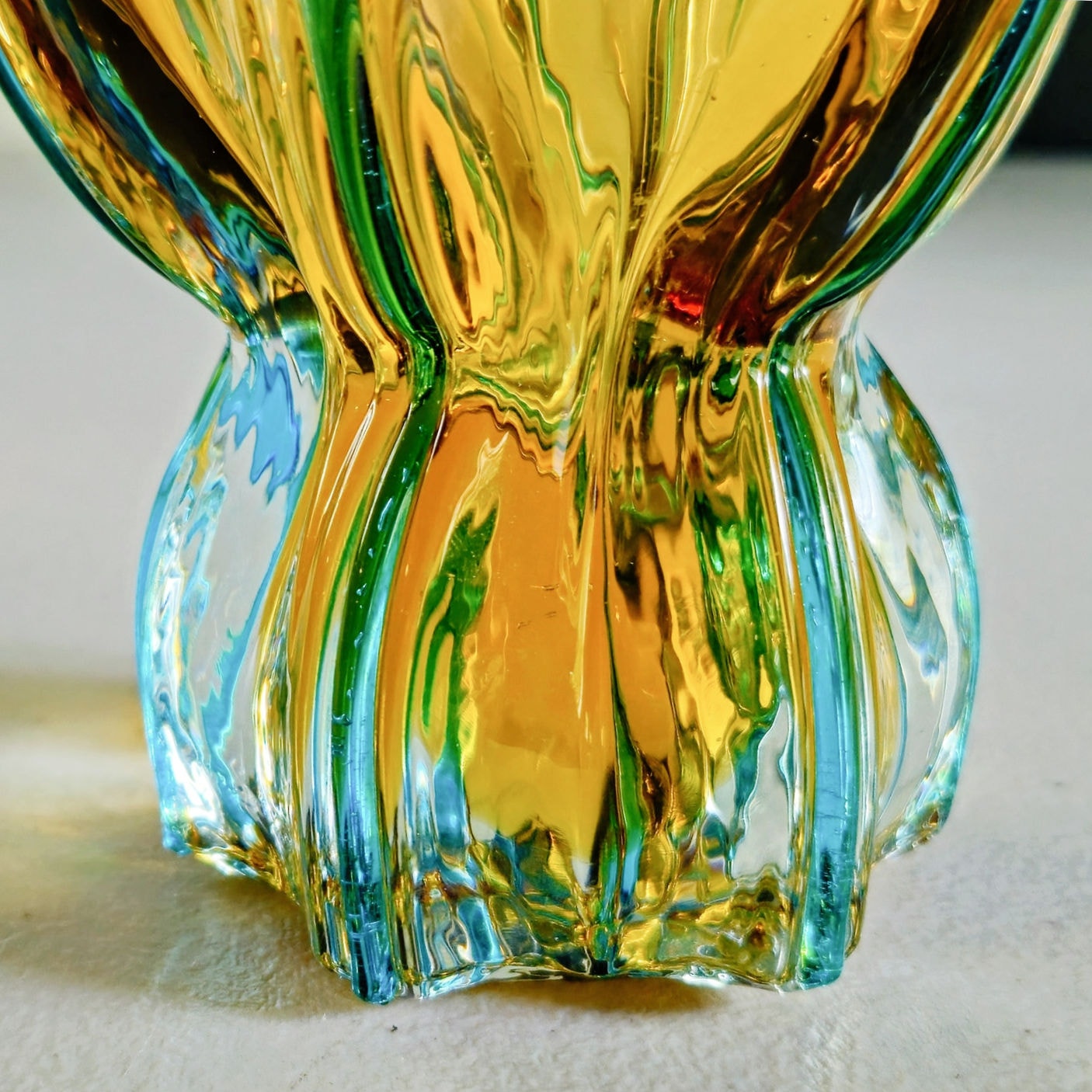 1960s Murano Glass Starfish Centerpiece Bowl