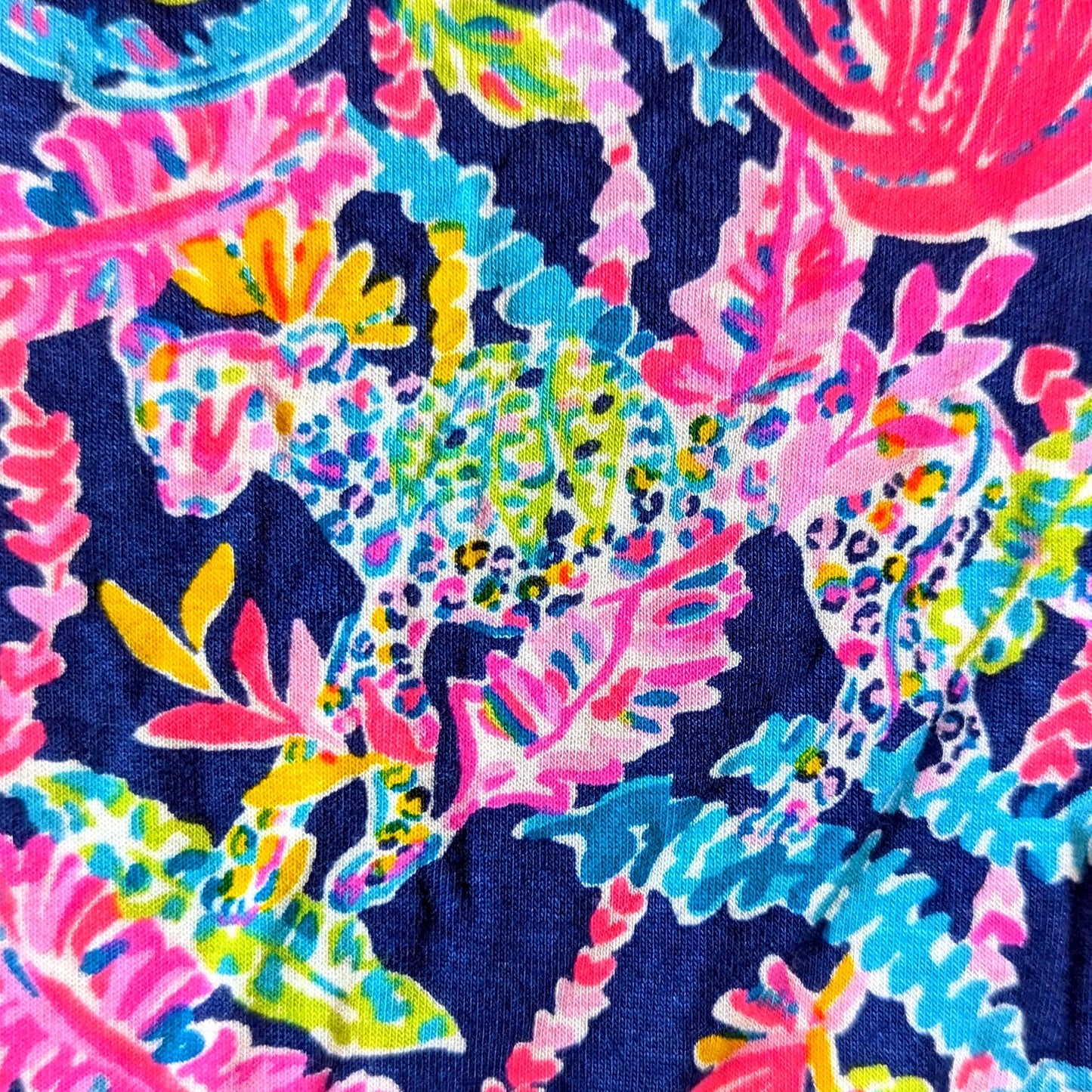 Lilly Pulitzer “Seen & Herd” Cozy Cloud Jersey Top | Oyster Bay Navy | Women's XS