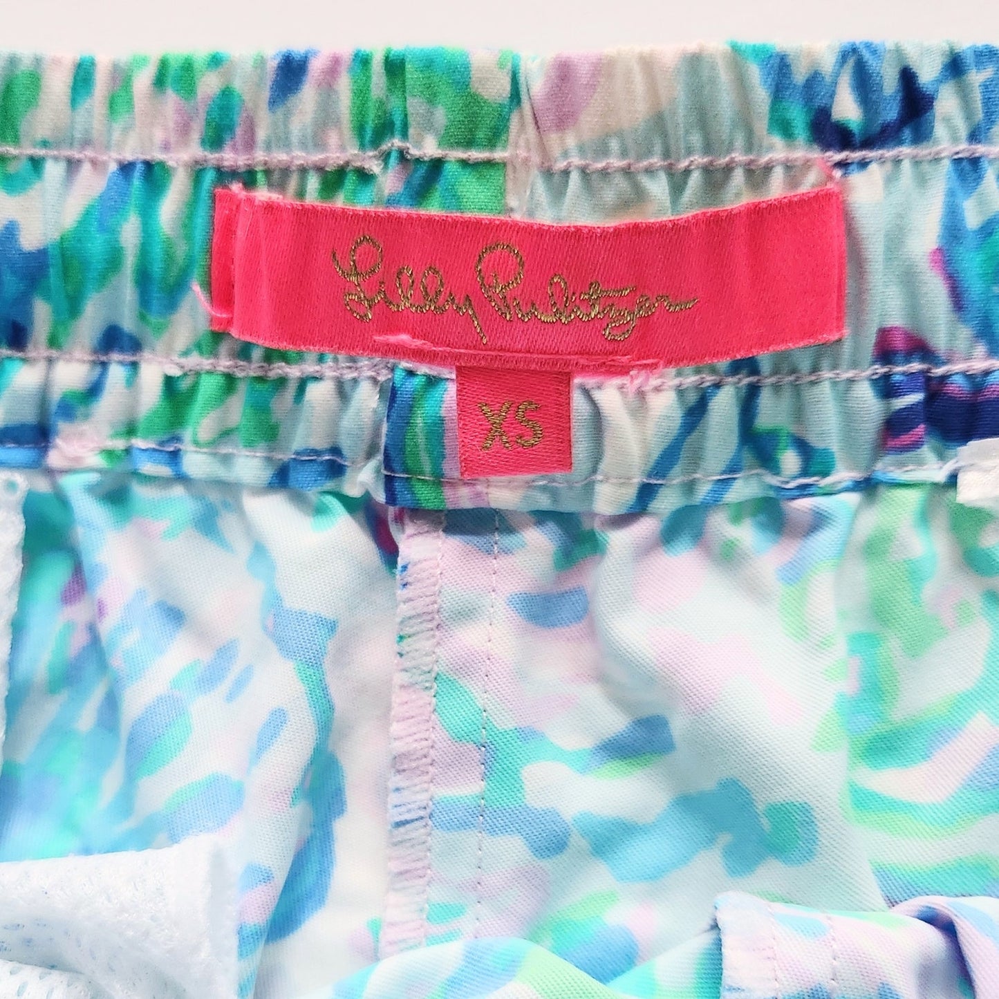 Lilly Pulitzer Run Around Shorts CraySea Seashell Amethyst Tint | Women Size XS