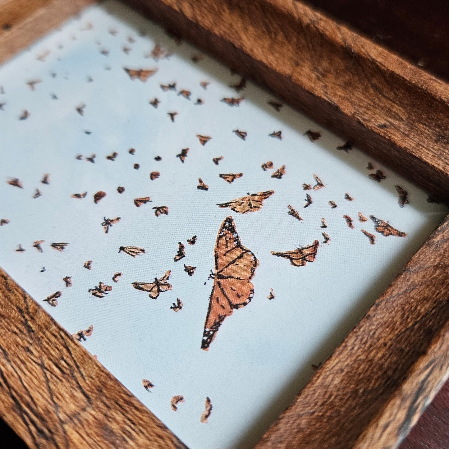 Vintage 1990s Maryjo Koch Monarch Butterflies Prints