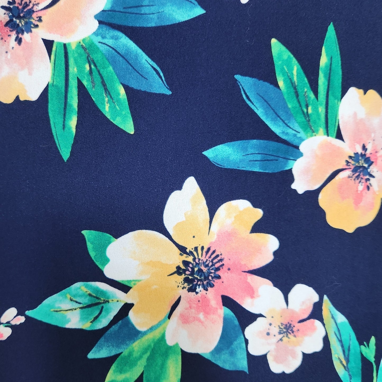 Market & Spruce Women's Sleeveless Blue Floral Hellena Wrap Maxi Dress | Size L