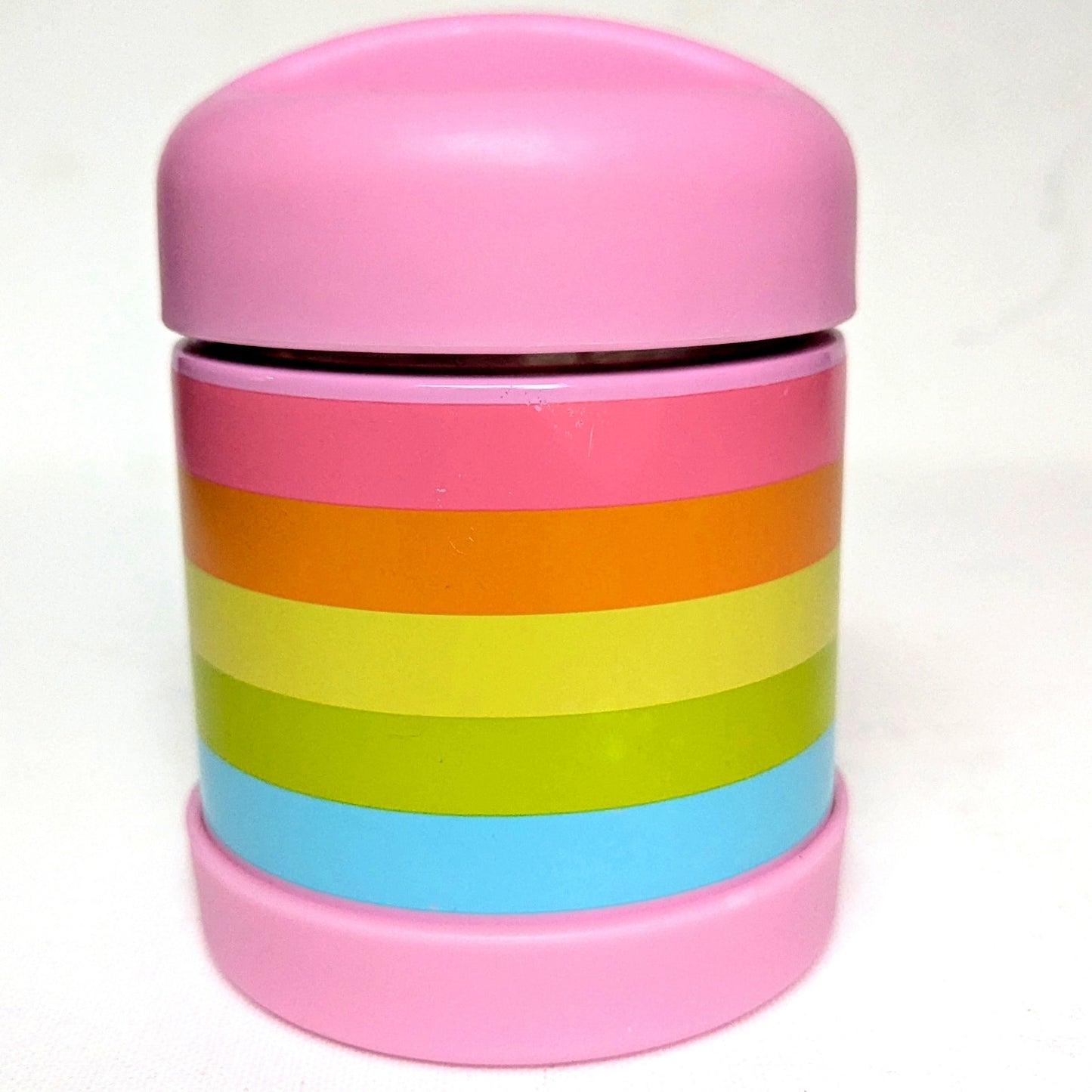 🌈 Pottery Barn Kids Fairfax Hot & Cold Food Jar – Rainbow & Pink – 10oz | Home