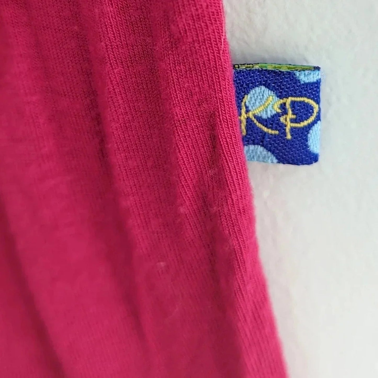 KicKee Pants Bamboo Long Sleeve Peter Pan Collar Tee – Raspberry Pink –Toddler Girls Size 3T