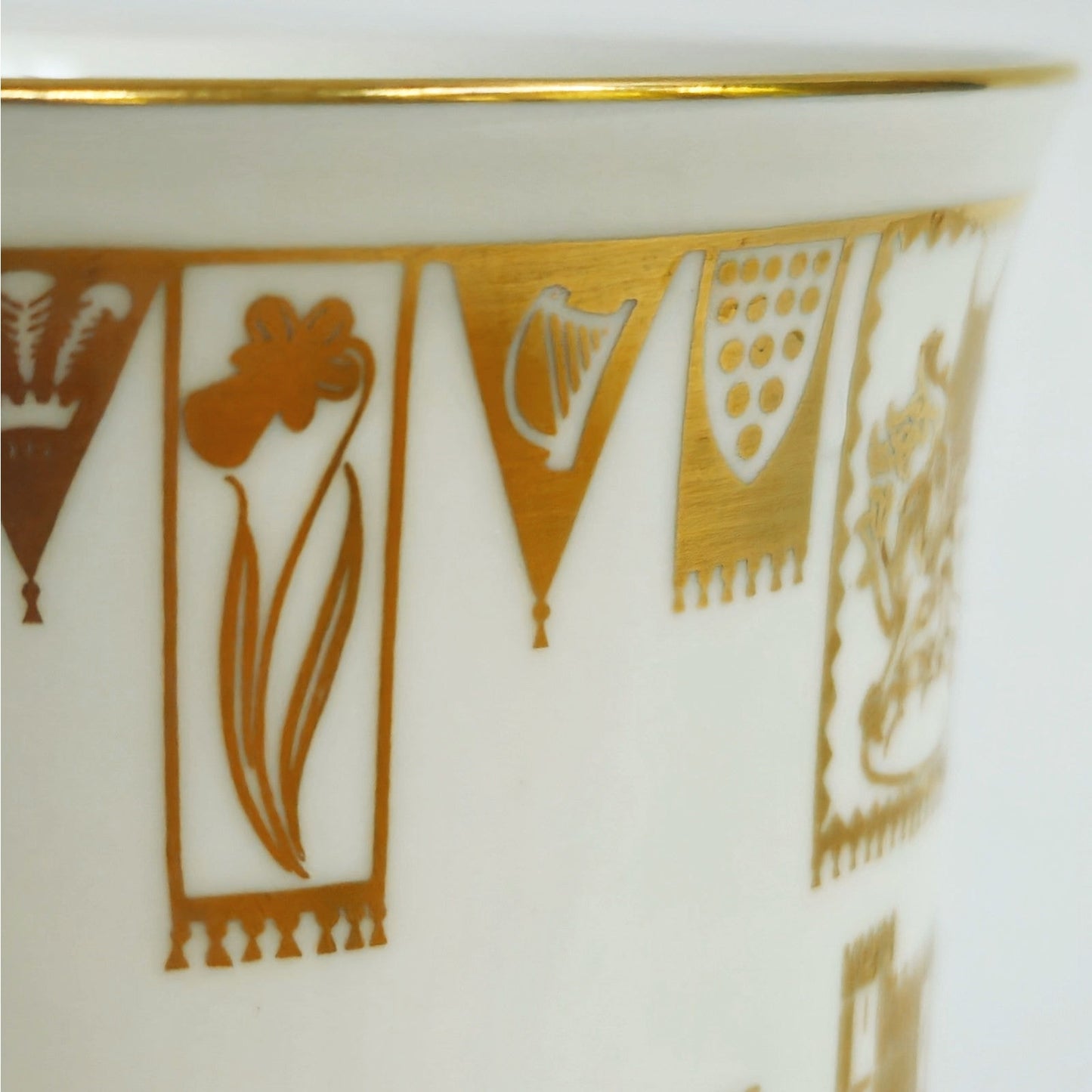 1969 Coalport Prince of Wales Commemorative Bone China Loving Goblet