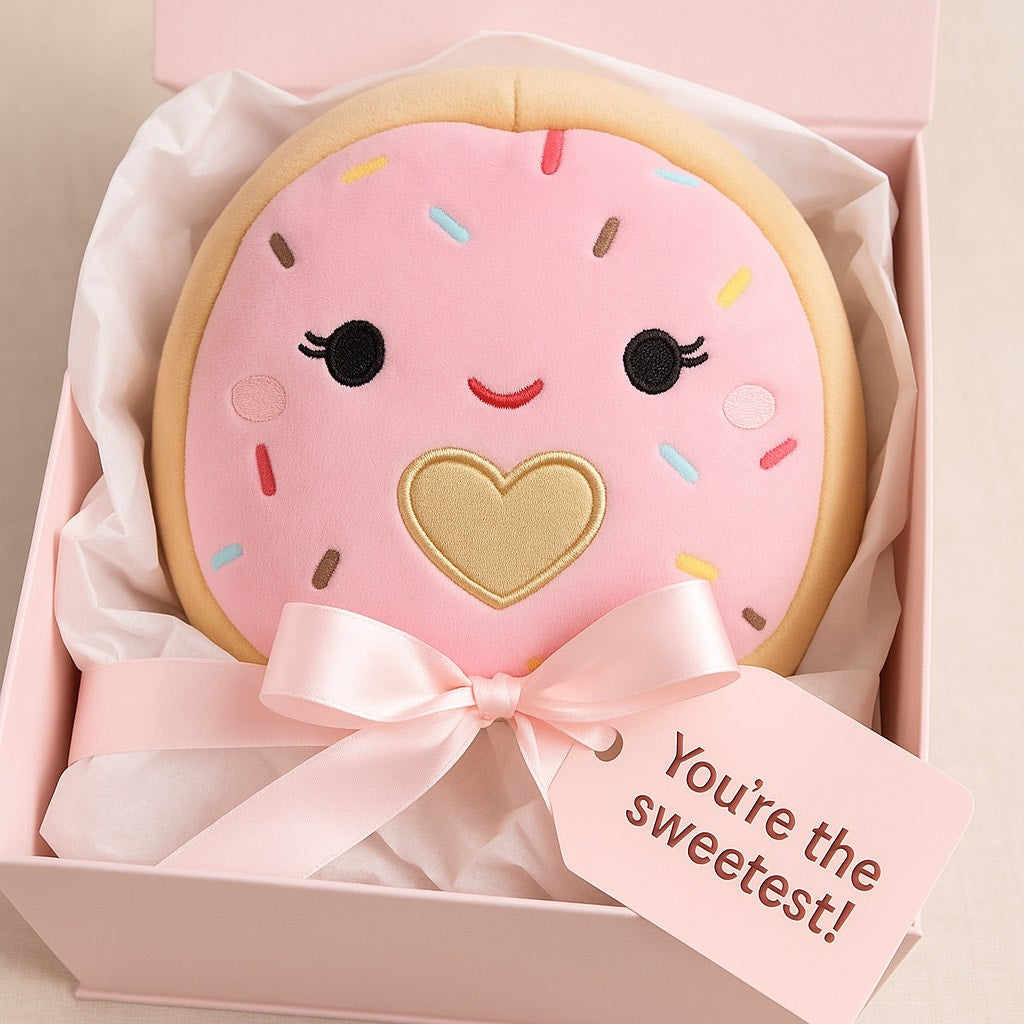 🧁 Squishmallows Dabria the Donut – 8” Plush - Foodie Squad Stuffed Animal Toy