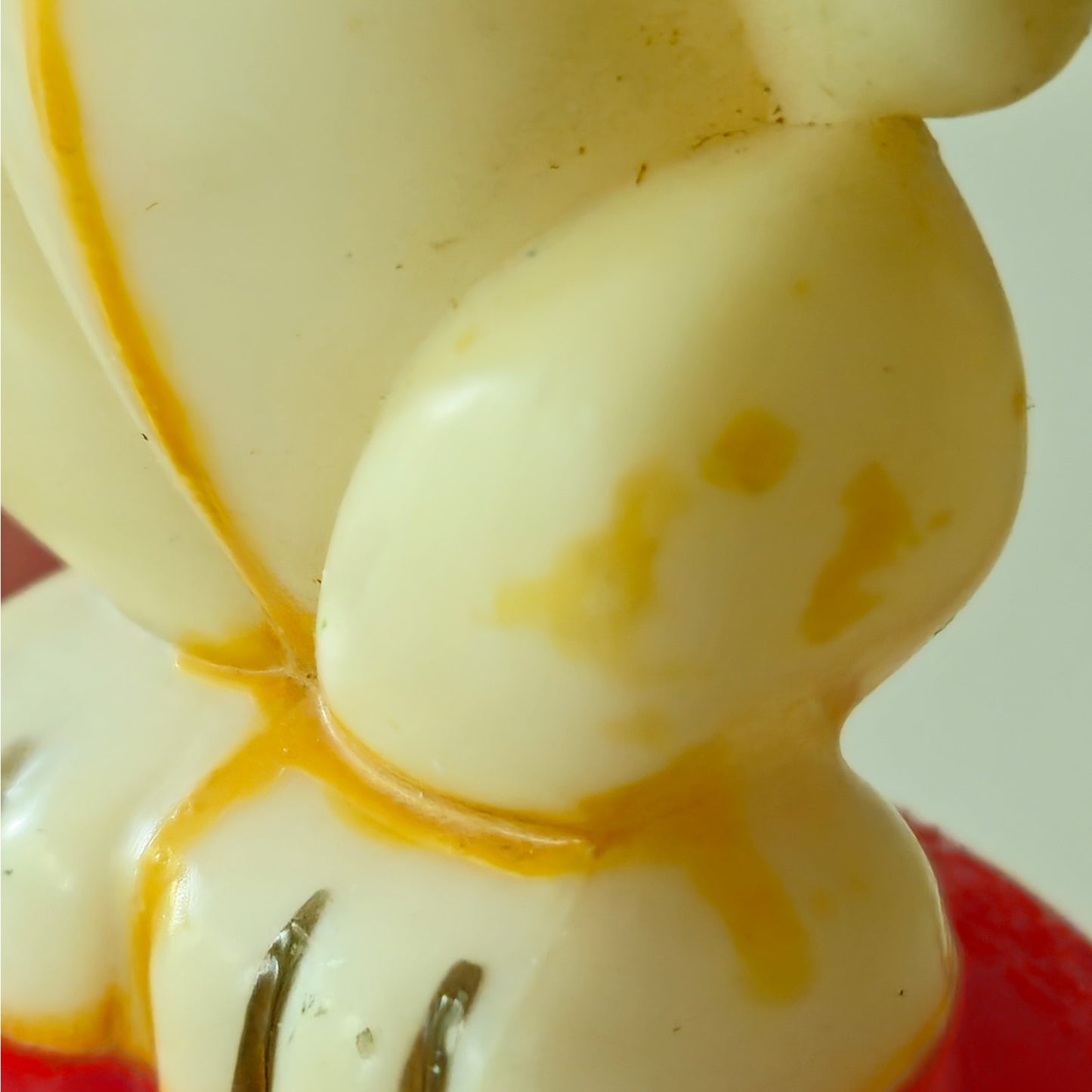 Vintage Snoopy Peanuts Bubble Blower Toy | 1960s–70s Red Plastic Collectible
