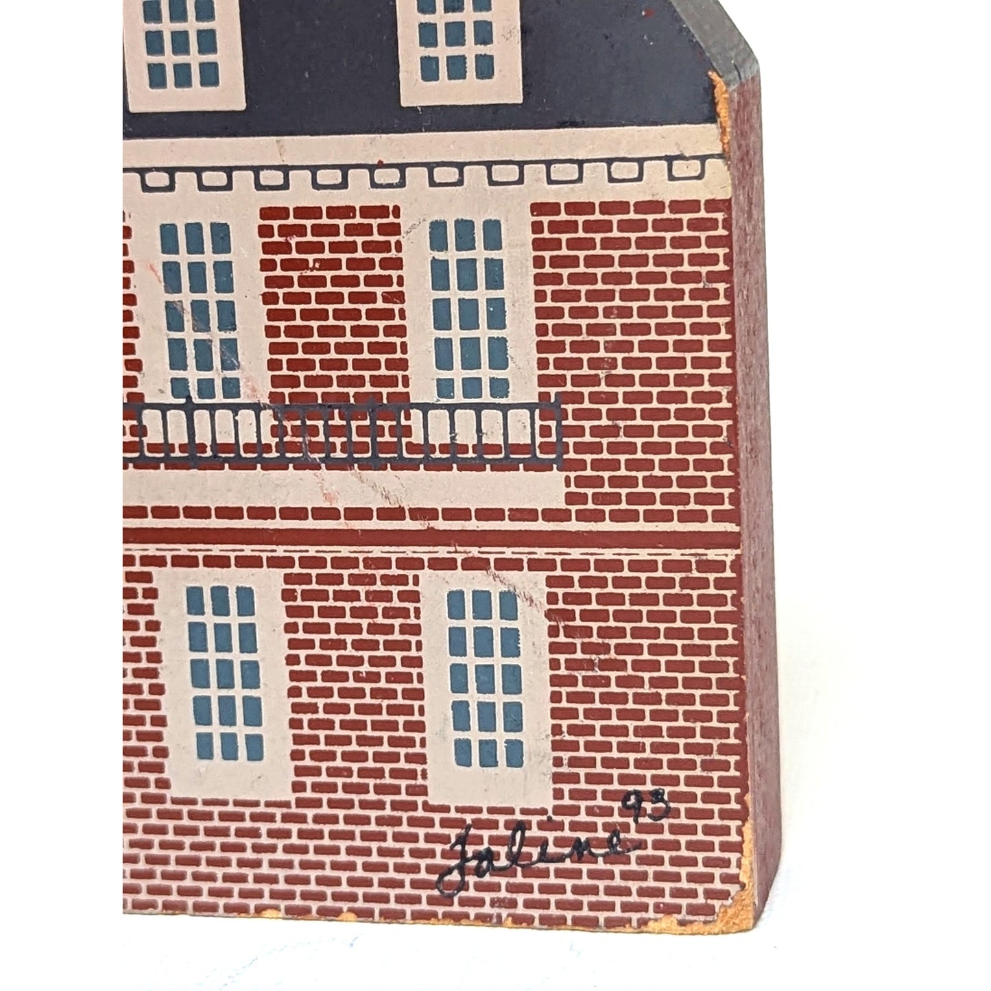 🏛️ Cat’s Meow Vintage 1993 Williamsburg Series Governor’s Palace Shelf Sitter – 6.5” x 5” – Virginia | Home