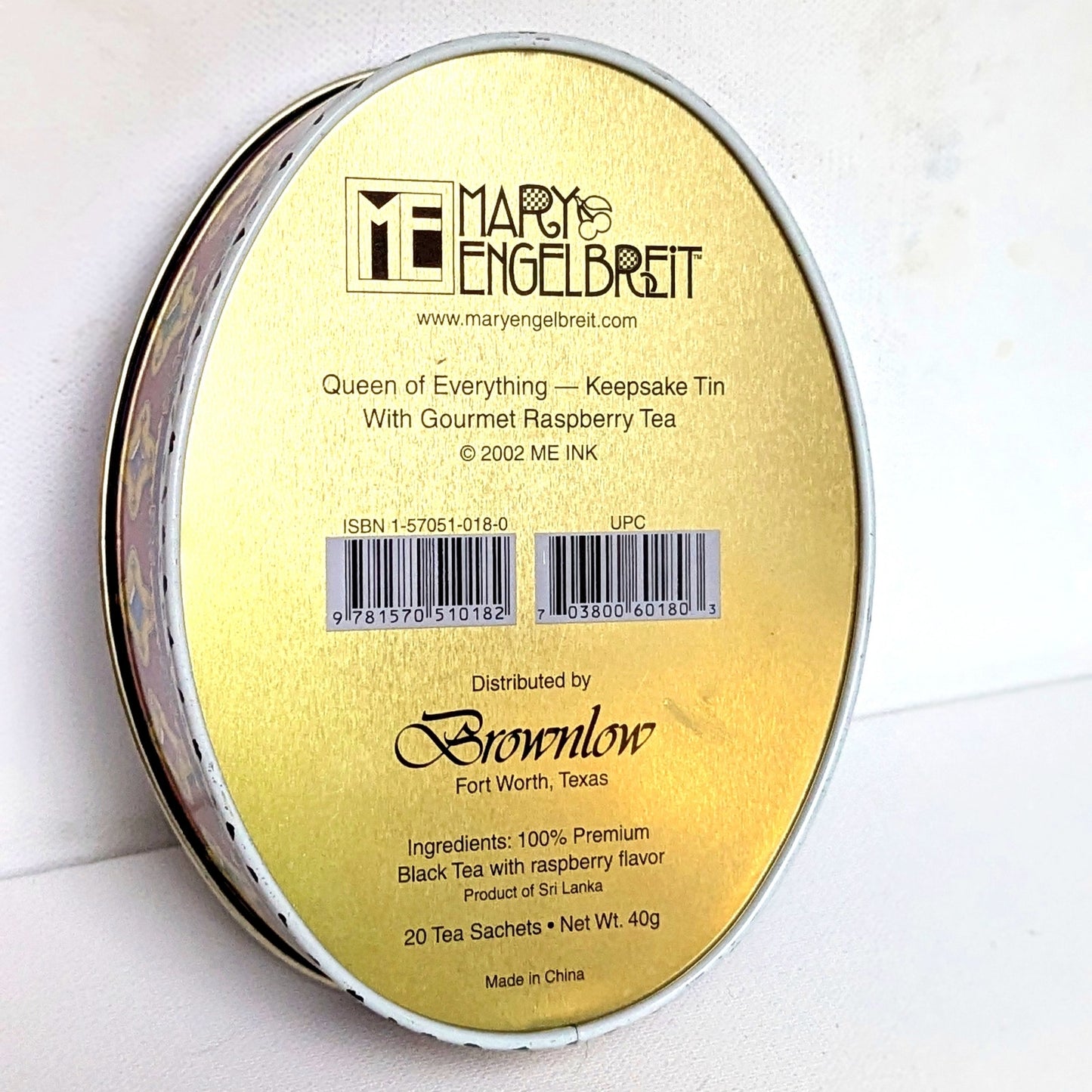 Mary Engelbreit Queen of Royal-Tea Tin | Vintage Collectible Storage Box | Queen of Everything Theme | Home