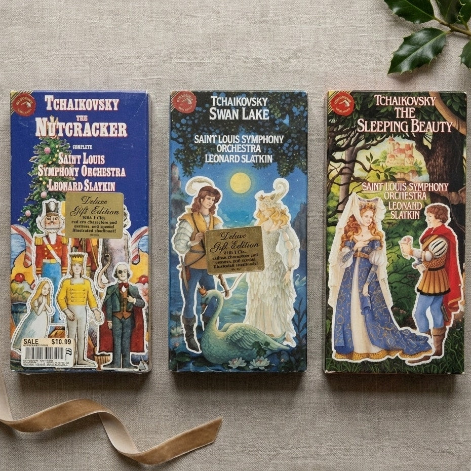 Tchaikovsky Deluxe Gift Edition Ballet CD Box Set | Nutcracker, Swan Lake & Sleeping Beauty (3-Set)
