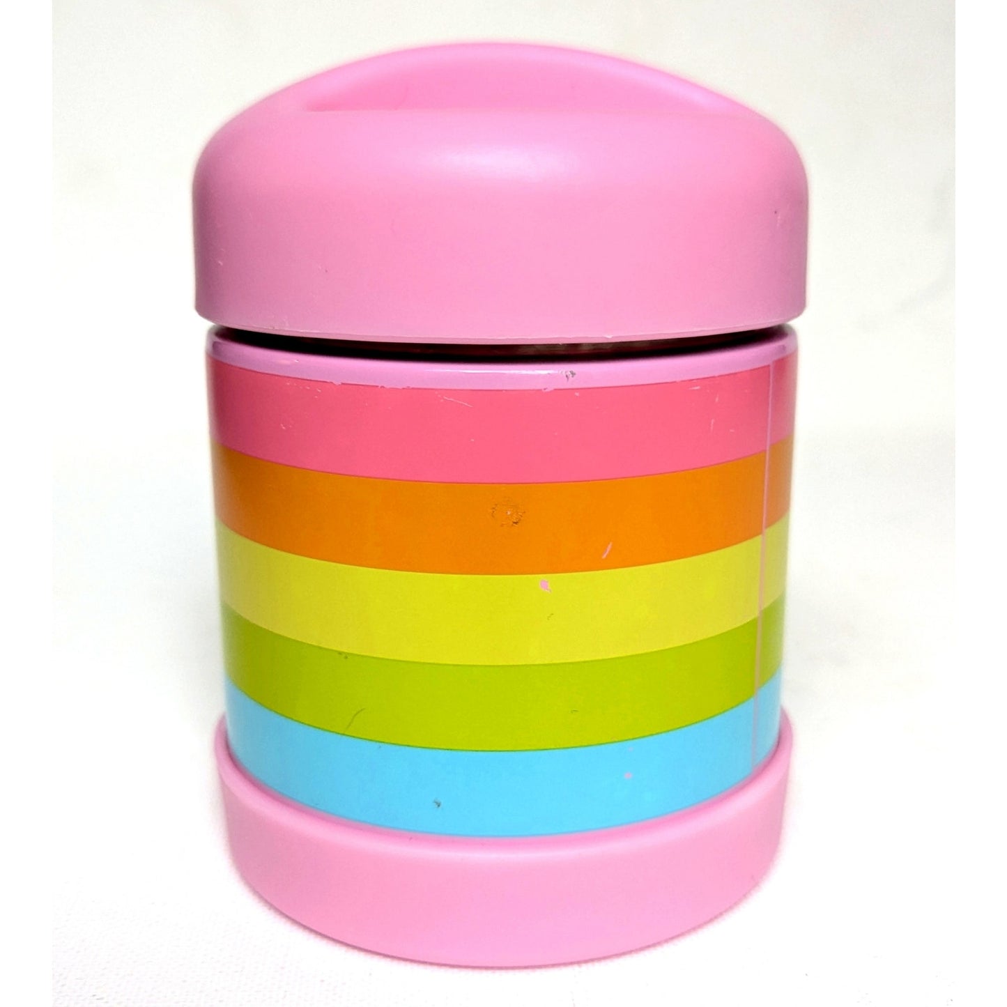 🌈 Pottery Barn Kids Fairfax Hot & Cold Food Jar – Rainbow & Pink – 10oz | Home