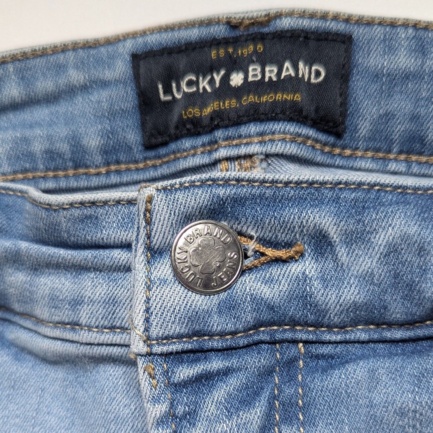 High Rise Bridgette Skinny Jean Light Wash Zip Fly | Women's 8 / 29