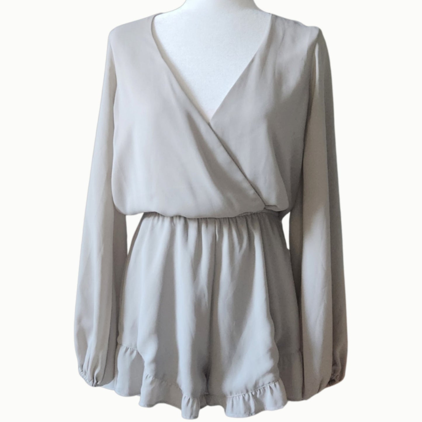 Rocky Romper – Taupe Beige  - Women's S