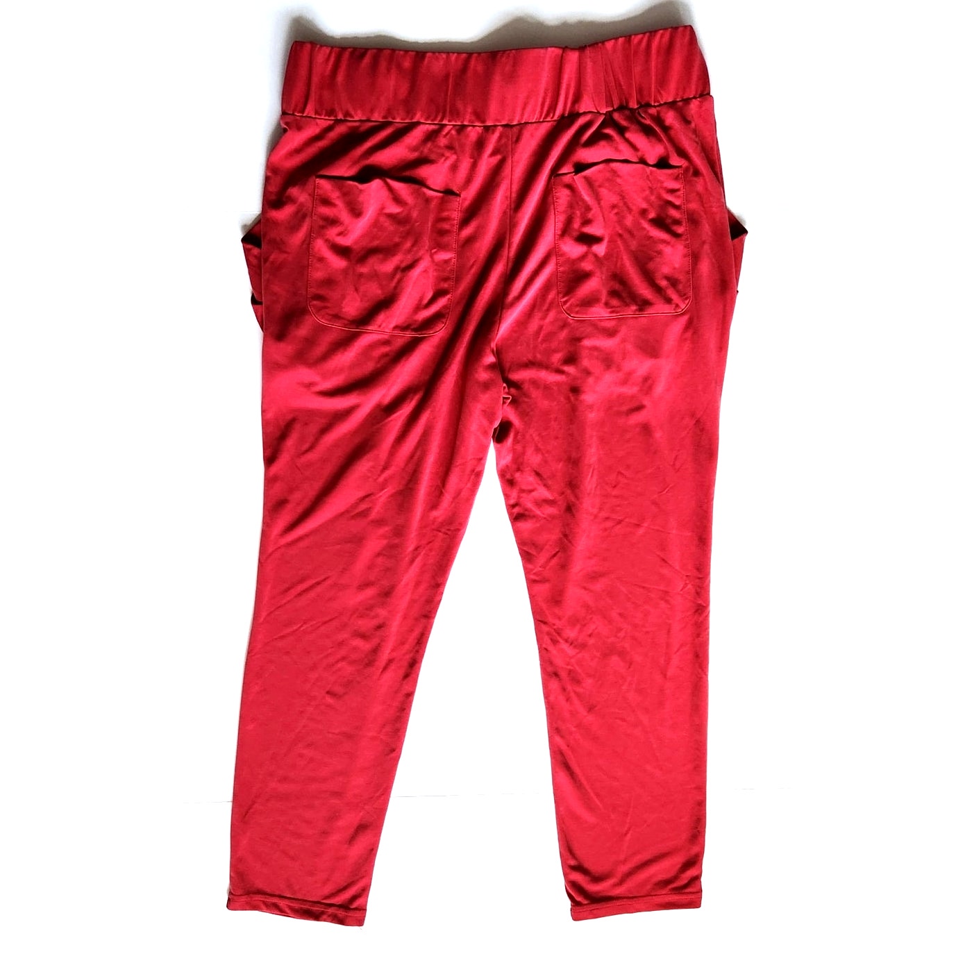 Free People Slouchy Draped Modal Jogger Pants – Cherry Red – Women's Size L