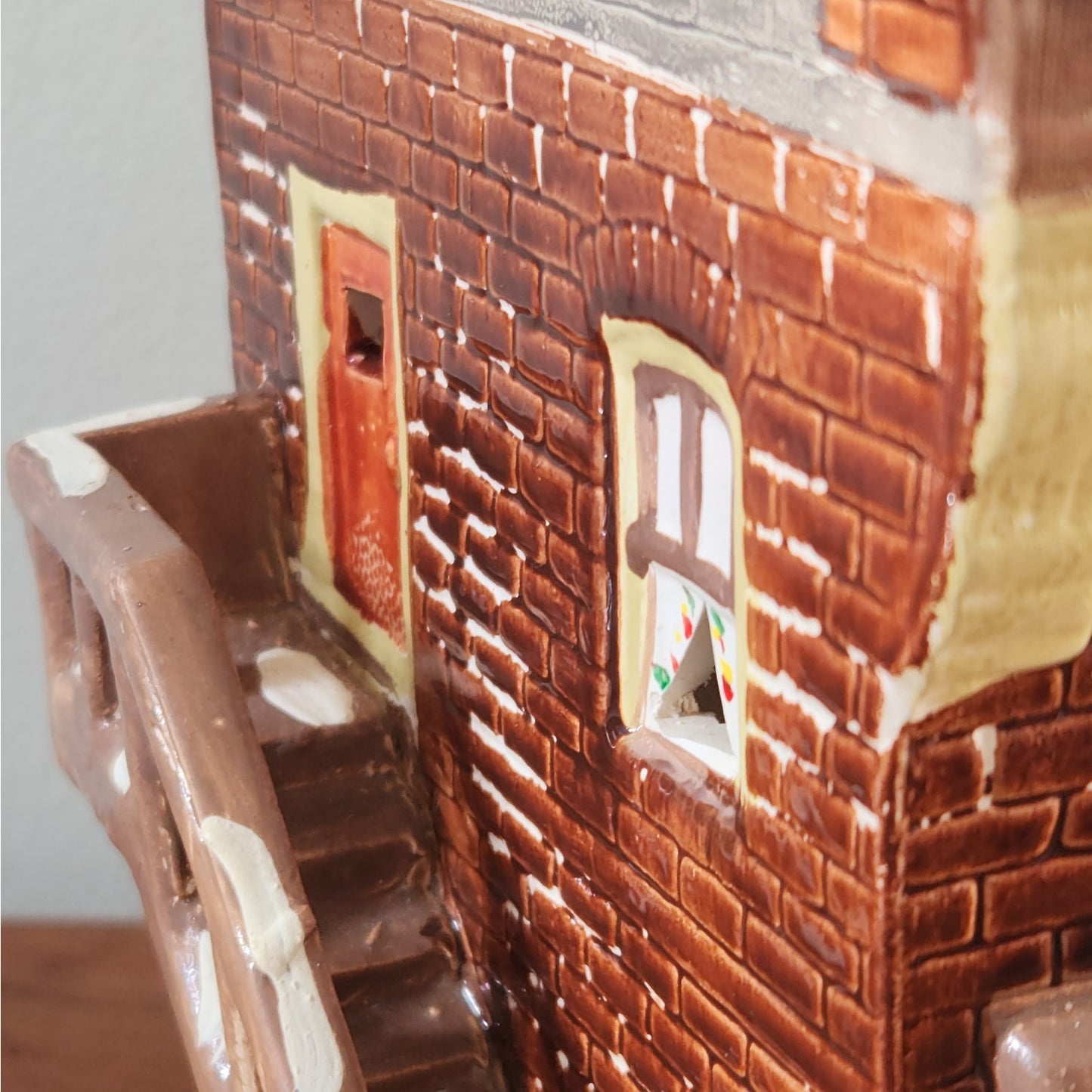 Department 56 Mackellar & Sons Grocery (1984) from Original Snow Village with Working Light Cord