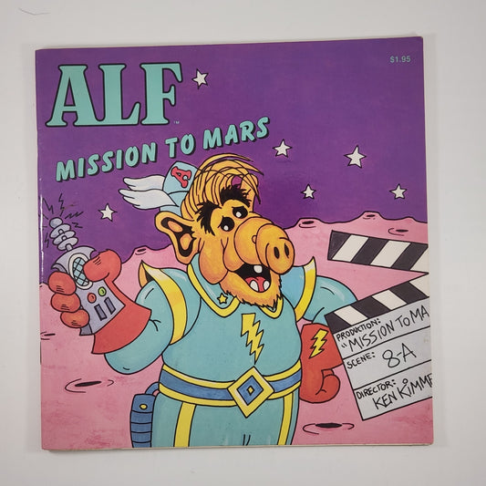 Vintage 1987 ALF Book – Mission to Mars – Checkerboard Press | 1980s Nostalgia