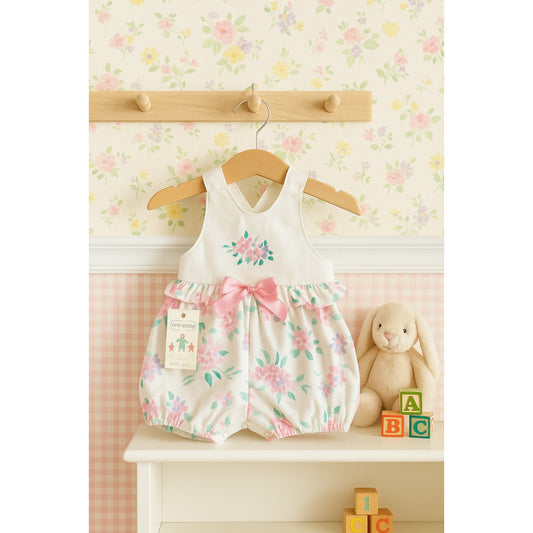 Vintage Mine Alone Infant Floral Bubble Romper | Size 6–9 Months | 1994, New With Tags