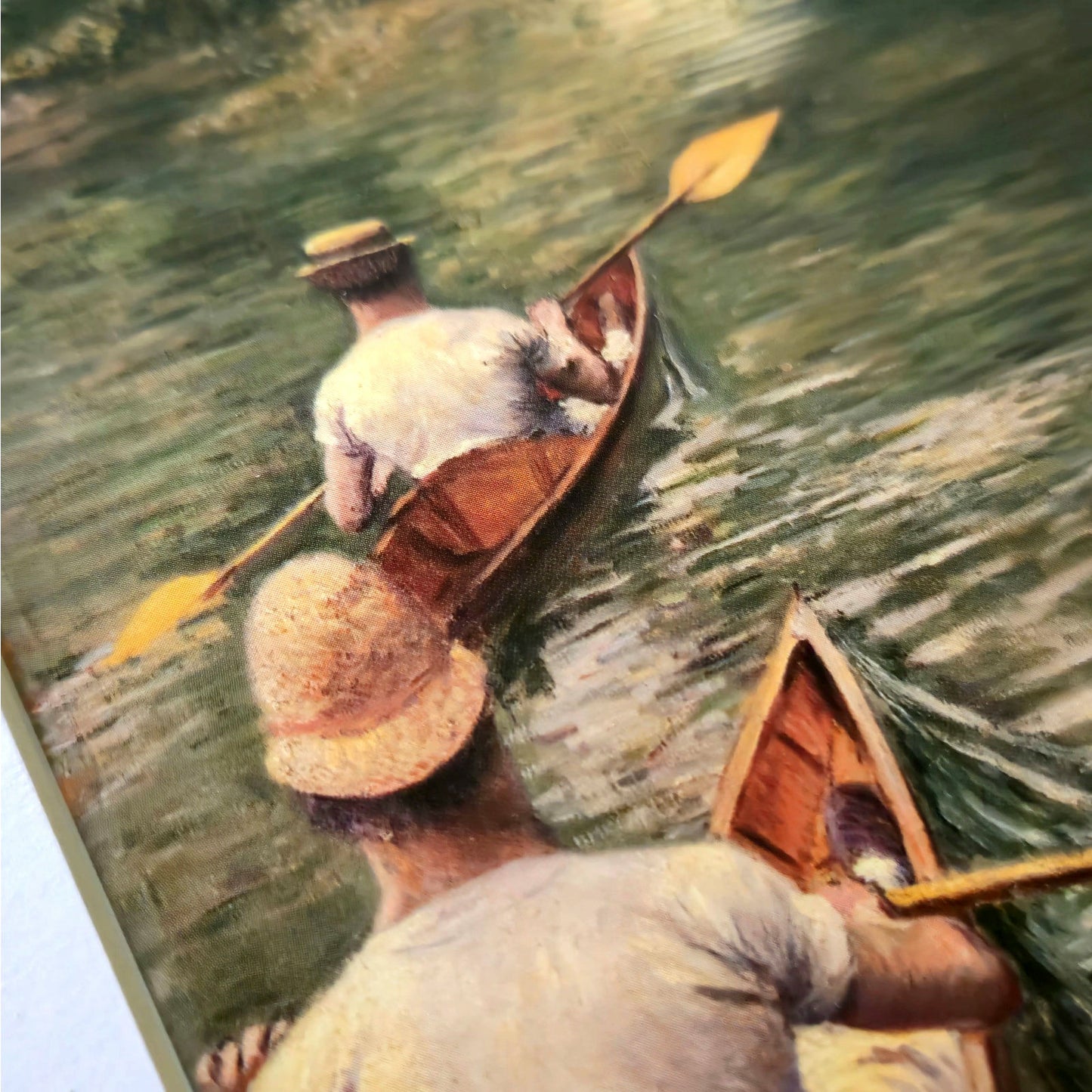 Les Périssoires by Caillebotte | Impressionist Seine River Framed Print Wall Art